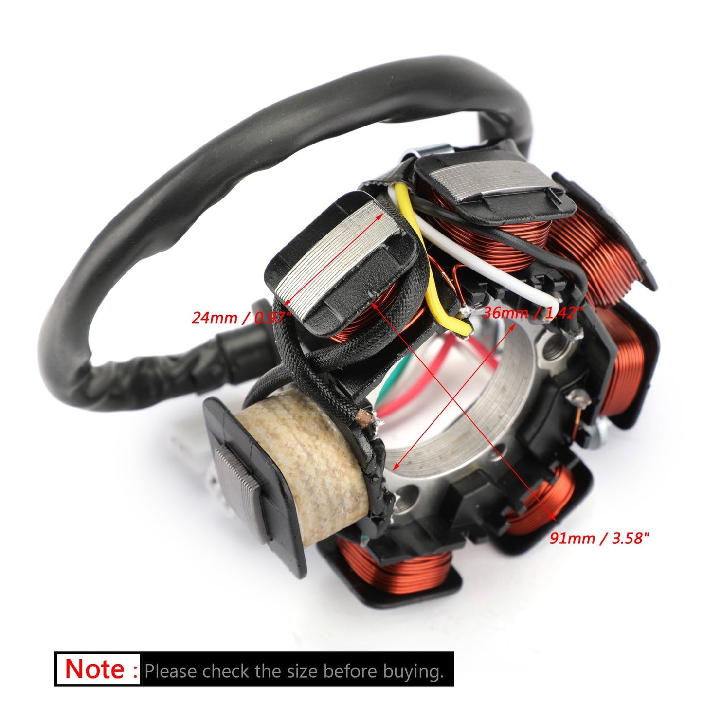 Bobine de stator 6 pôles pour Yamaha TTR90 2000 2001 2002 2003 2004 2005 2006 2007 via FedEx