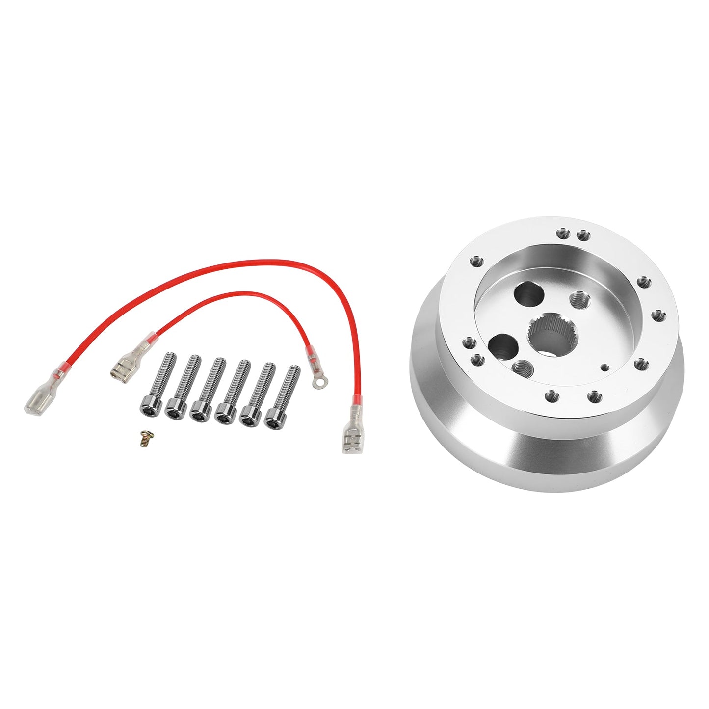 Ididit GM Chevy 5 & 6 Hole Steering Wheel Polished Short Hub Adapter Kit NEW