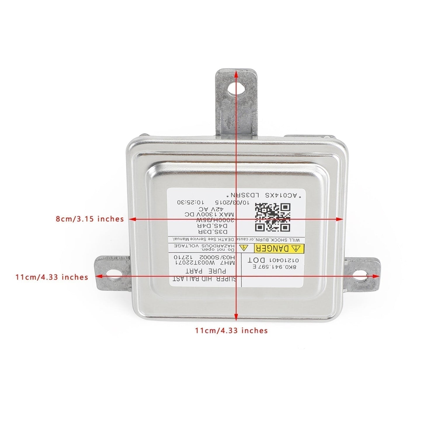 Unité de commande de ballast de phare au xénon HID pour Audi A8 S8 A8L 2010-2014 8K0941597E