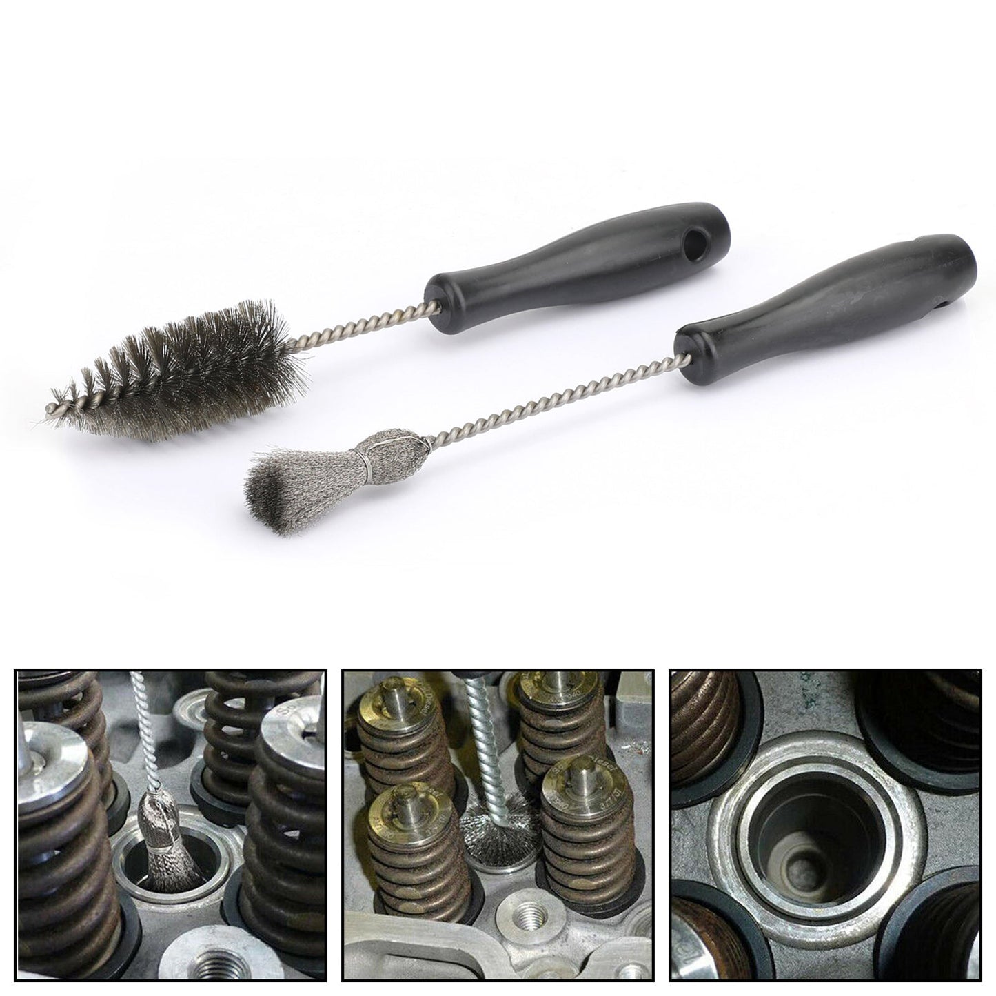 Injector Seat Bore Clean Brush Kit 3252 For 1994-2018 7.3L 6.0L 6.4L For Ford