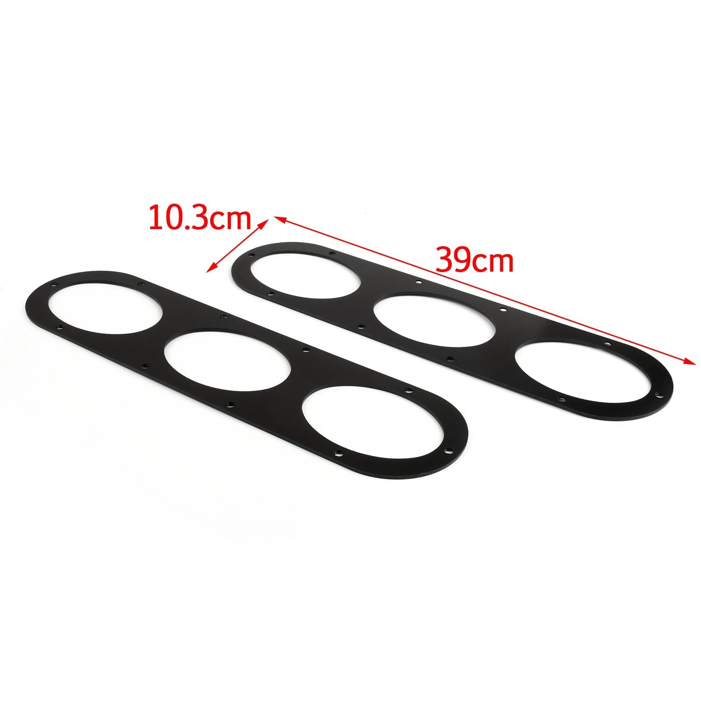 Lot de 2 diffuseurs d'air universels en aluminium pour pare-chocs arrière de voiture