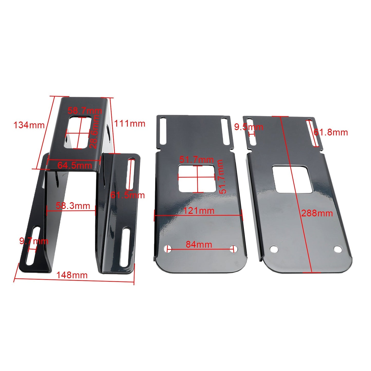 Kit de supports de montage de carénage réglables pour Touring Road Glide 04-13