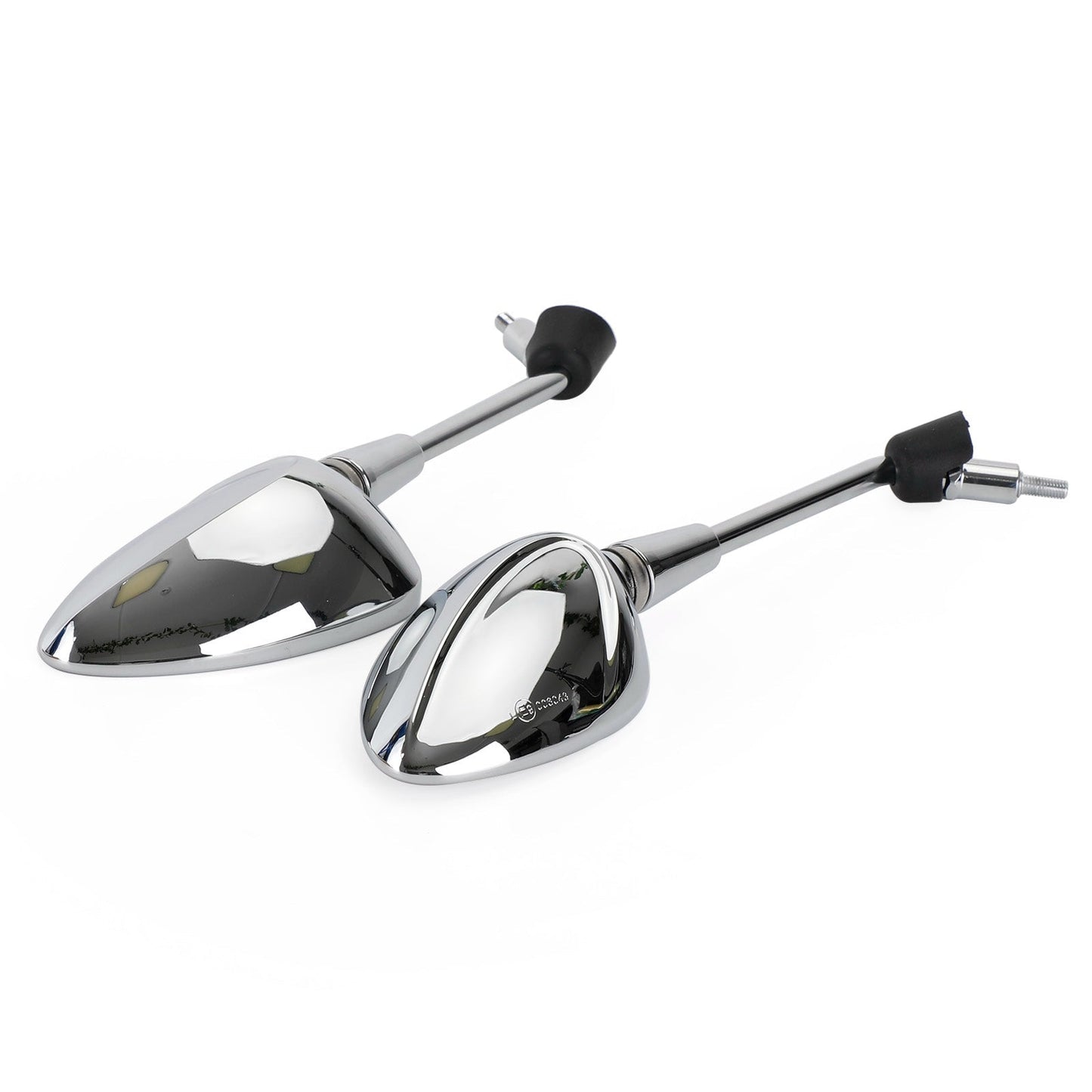 Paire de rétroviseurs chromés pour Vespa GTS HPE, Sprint, Primavera, 50, 125, 150, Elettrica