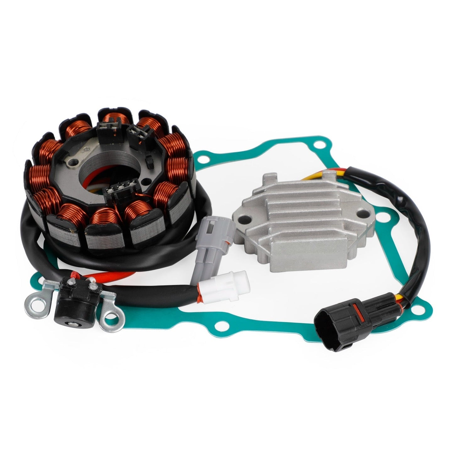 Yamaha YFZ450 YFZ450X Édition Spéciale 2007-2008 Stator Magnéto 5TG8141000 + Redresseur de Tension 5TG8196000 + Joint 5TG1545100
