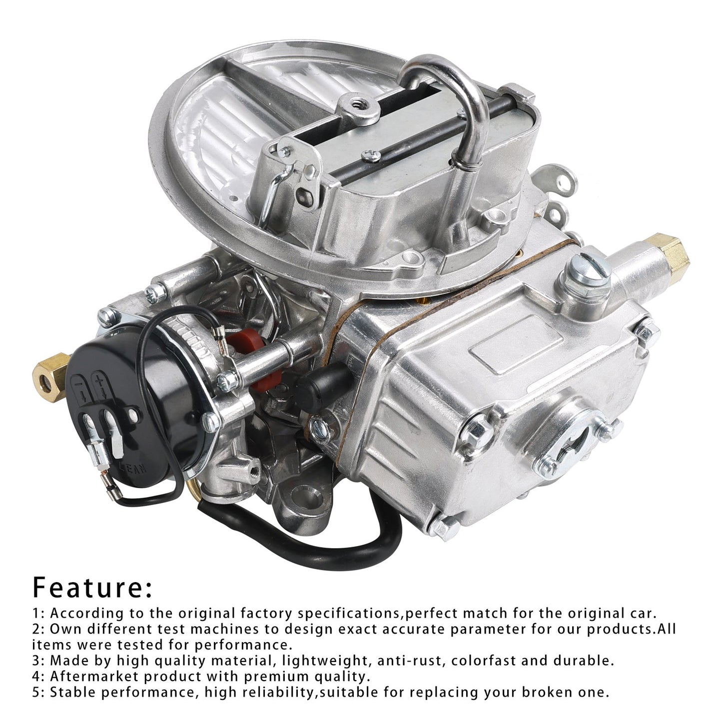 Holley 2300 Gas Marine Carburetor 500 CFM Electric Choke 0-80402-2