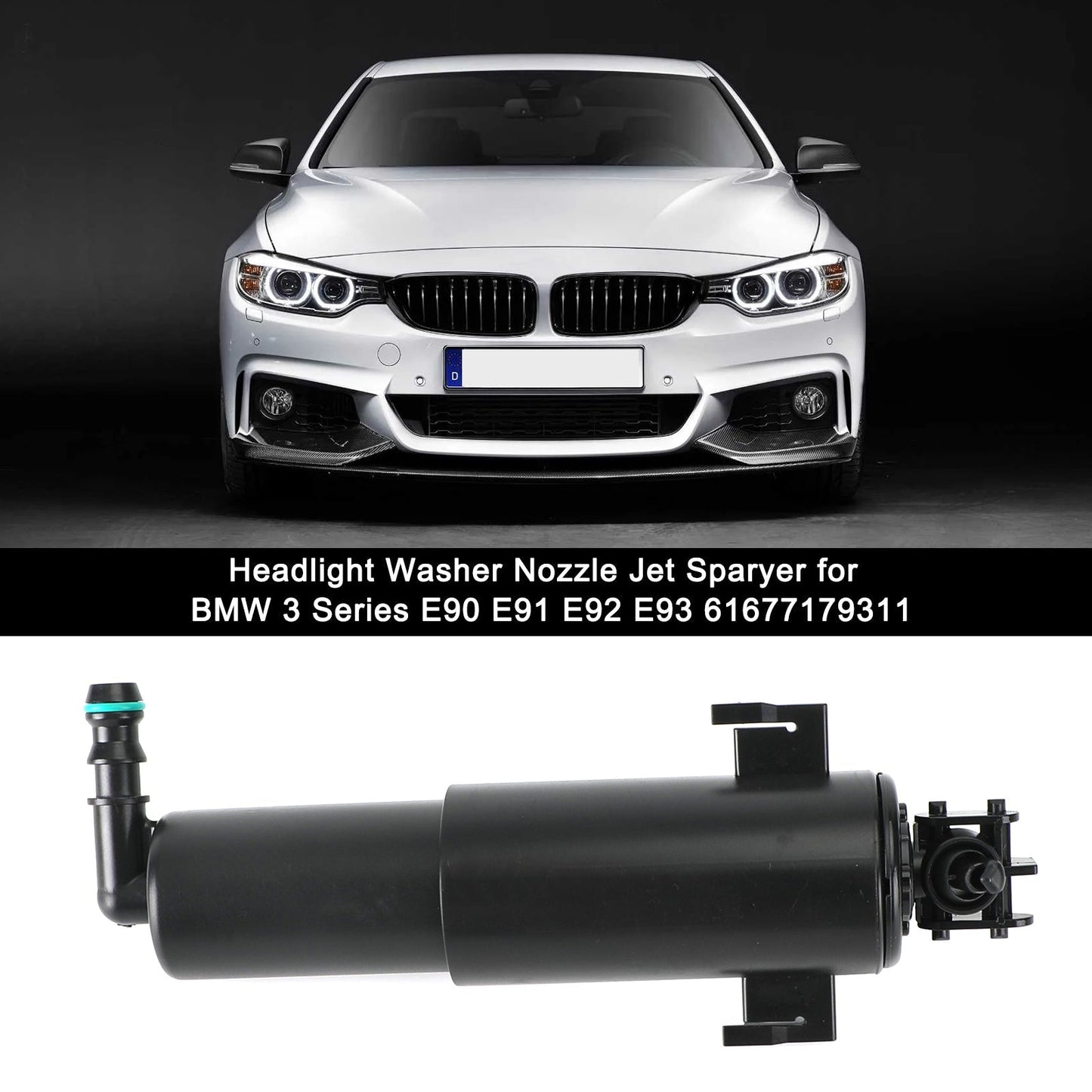 2004-2012 For BMW E90 325i Headlight Washer Nozzle Jet Sparyer 61677179311