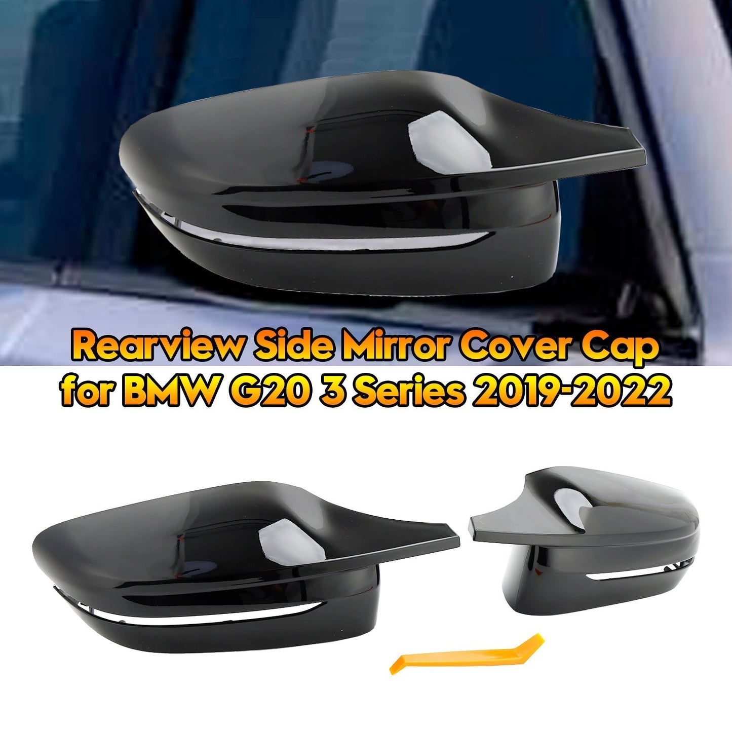 Couvercle de rétroviseur latéral pour BMW Série 4 G22 G23 2020-2022 51167422719 51167422720