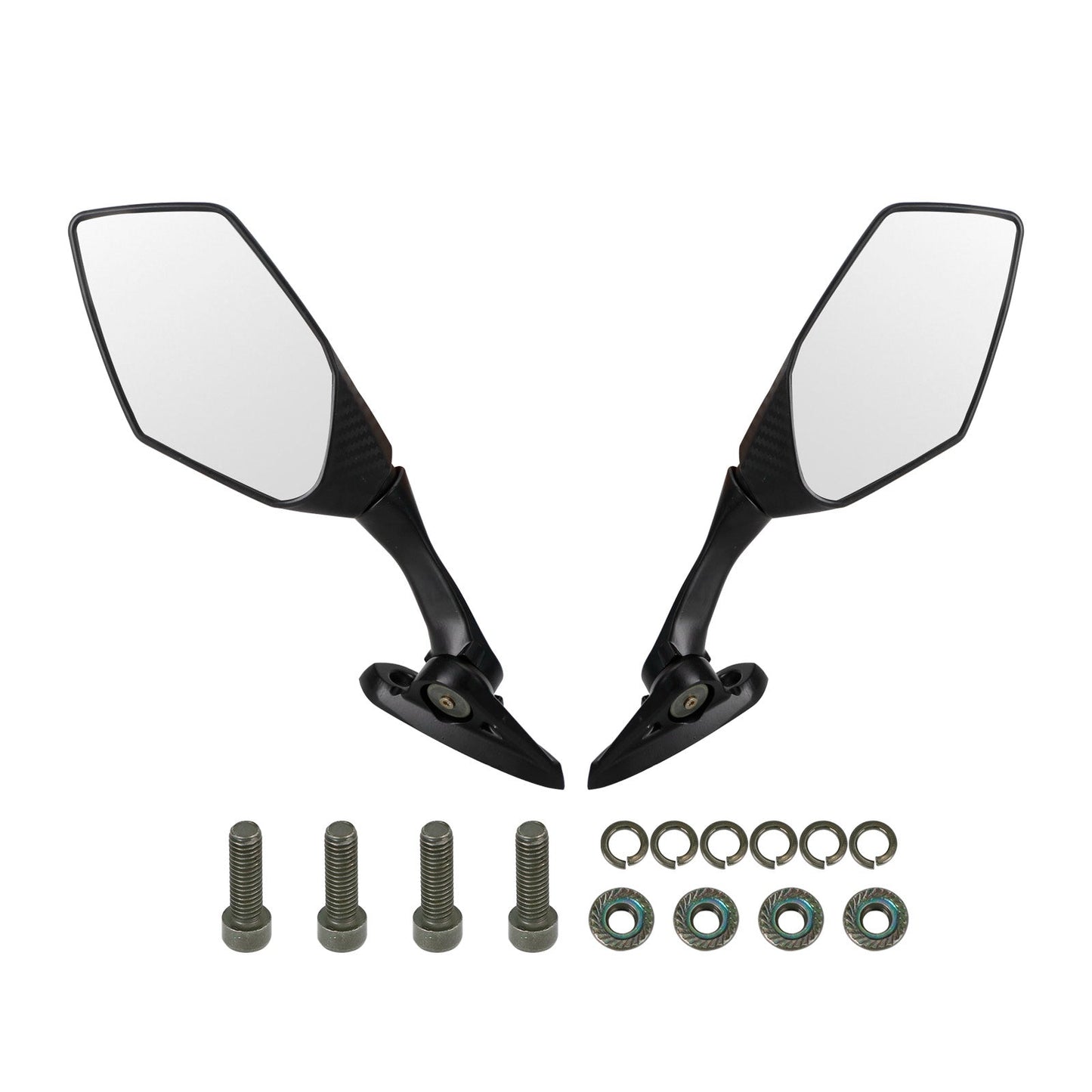 Rétroviseurs à tige courte gauche et droite pour Yamaha YZF-R3 YZF R3 R25 ABS 2015-2021