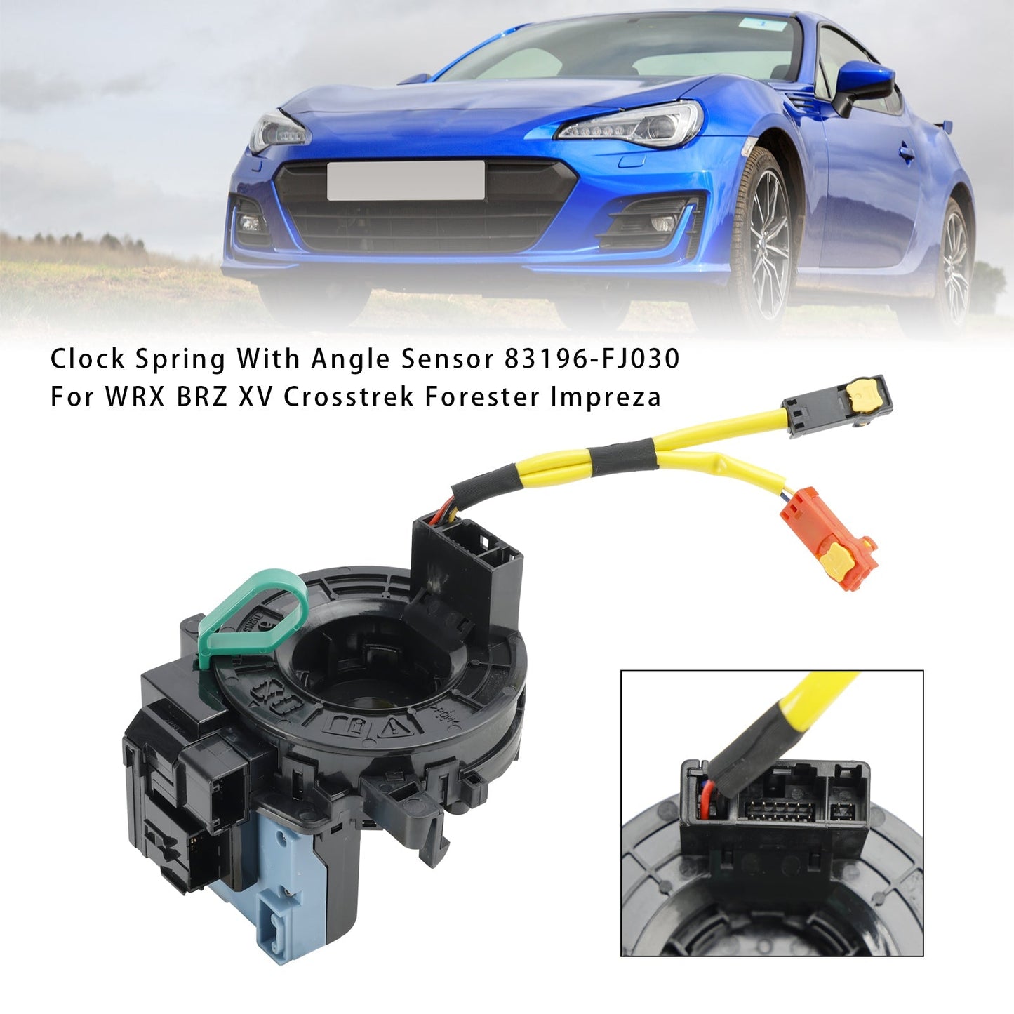 Ressort de rappel avec capteur d'angle pour Subaru Forester 2014-2018 83196-FJ030 83196FJ010