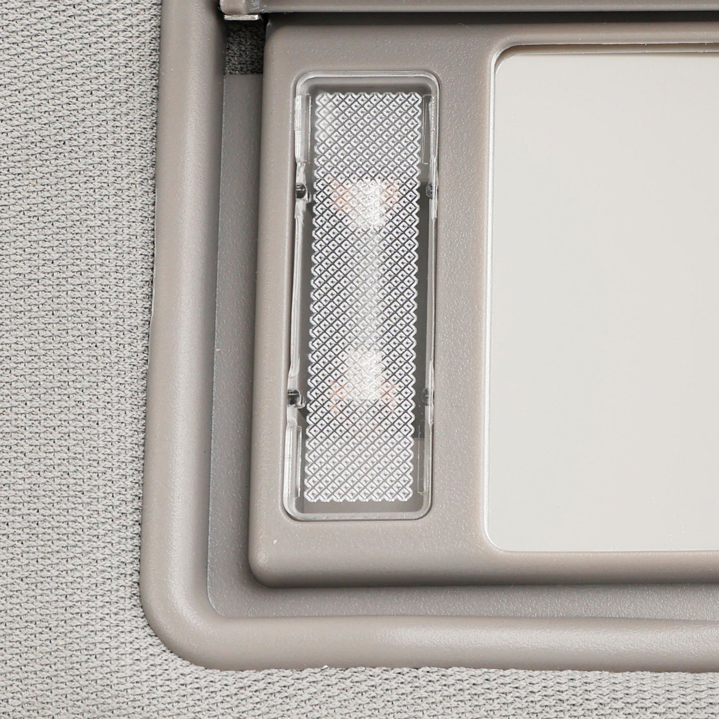 Pare-soleil gauche avec vanité gris clair pour Toyota Highlander 2014-2019 74320-0E074-B0