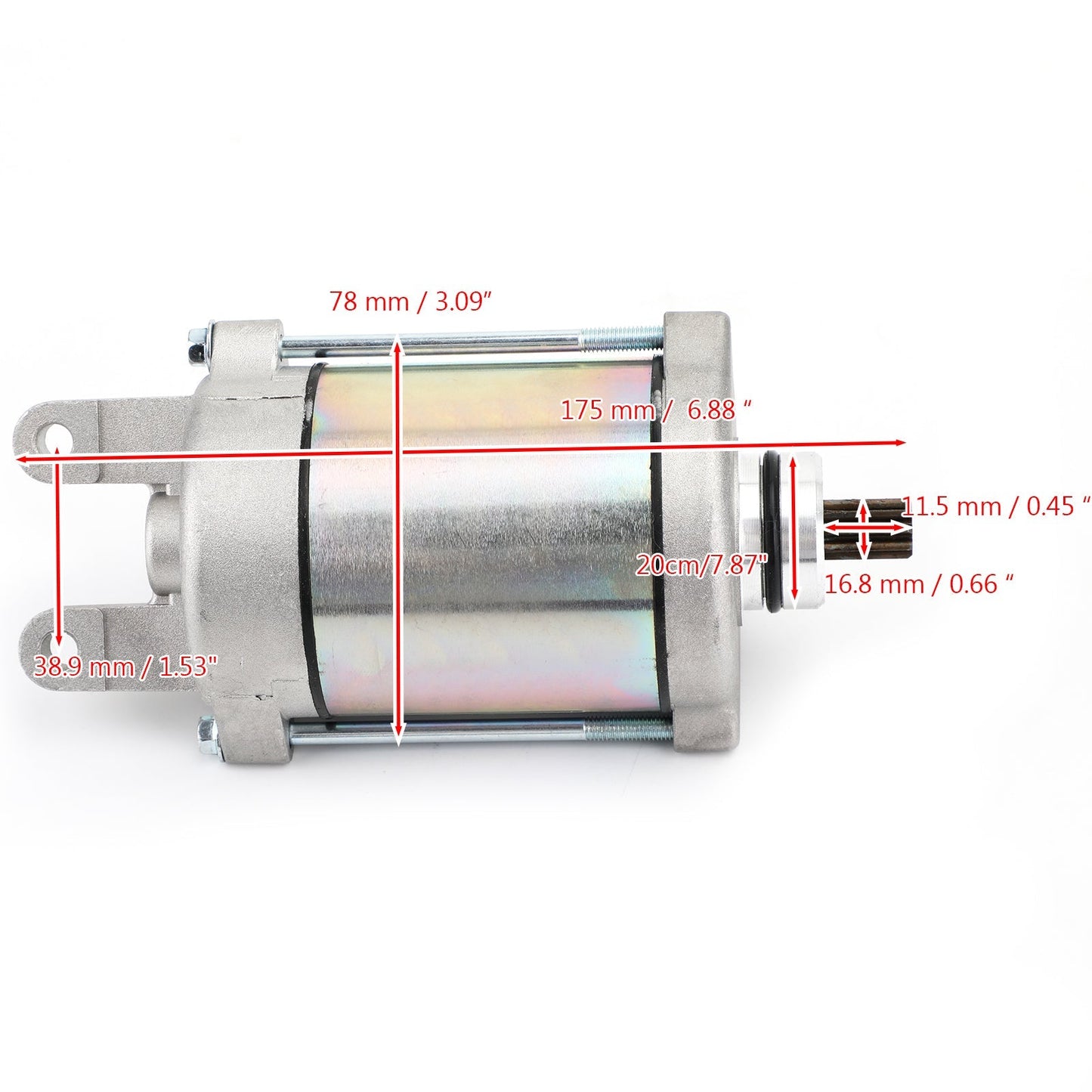 STARTER Motor Engine Starting 9-Spline Fit For KYMCO SCOOTERS 31210-KHE7-9000-M1, 00128750, 31210-KHE7-90A