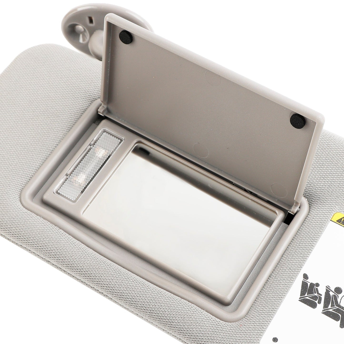 Pare-soleil gauche avec vanité gris clair pour Toyota Highlander 2014-2019 74320-0E074-B0