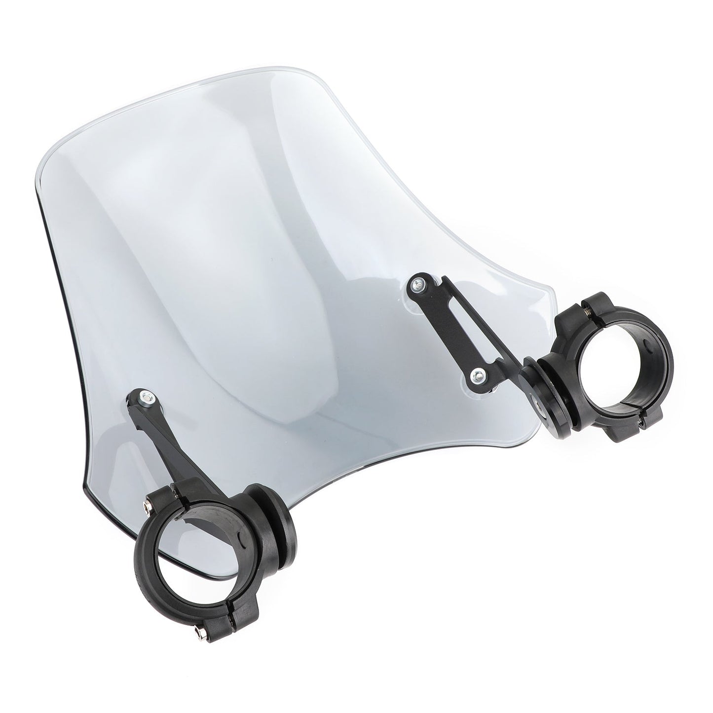 Pare-brise ABS pour moto Harley Dyna Softail, gris