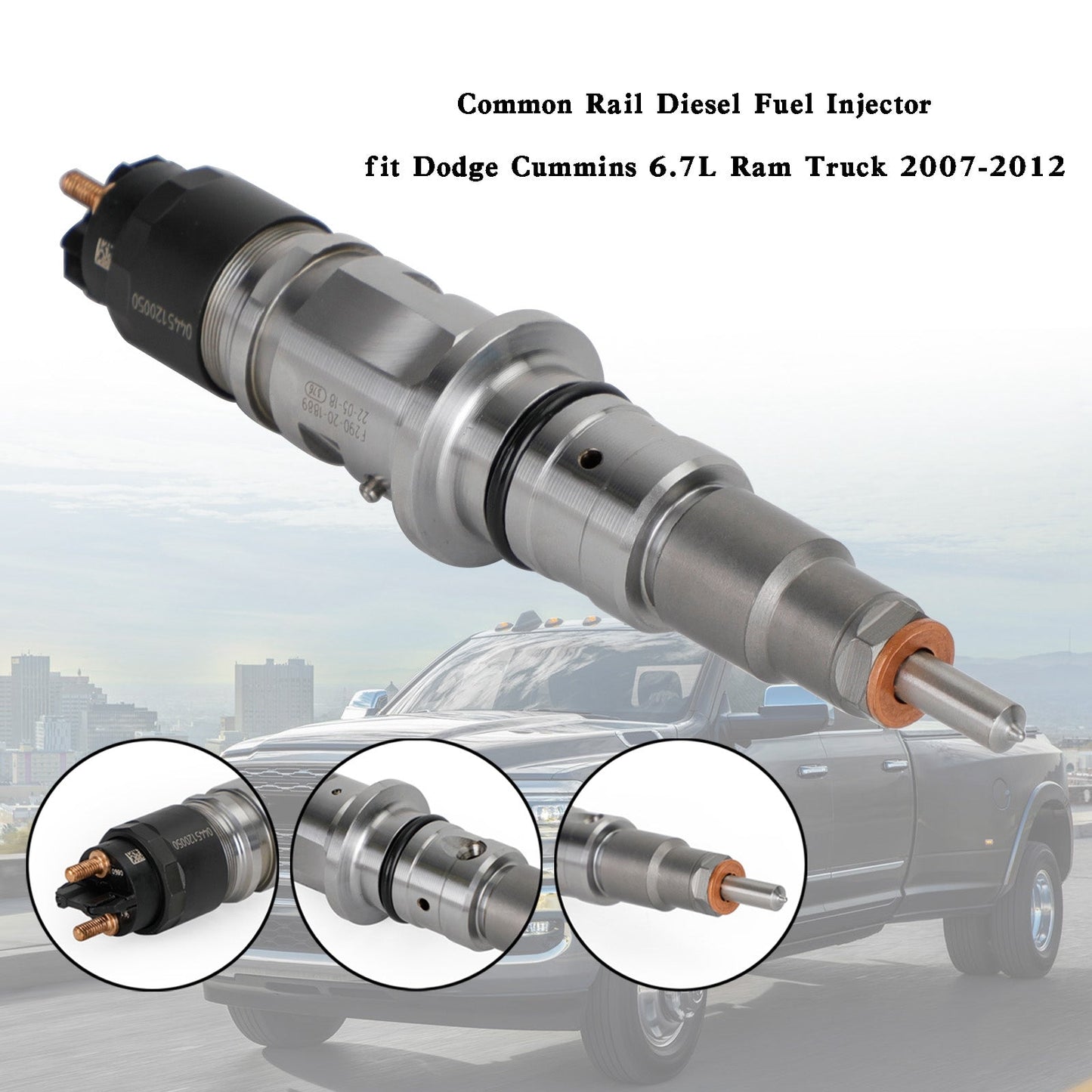 2007-2012 Sterling Heavy Duty Truck 6.7L 0986435518 68027067AA Common Rail Diesel Fuel Injector 0445120185 68069384AA 0445120050
