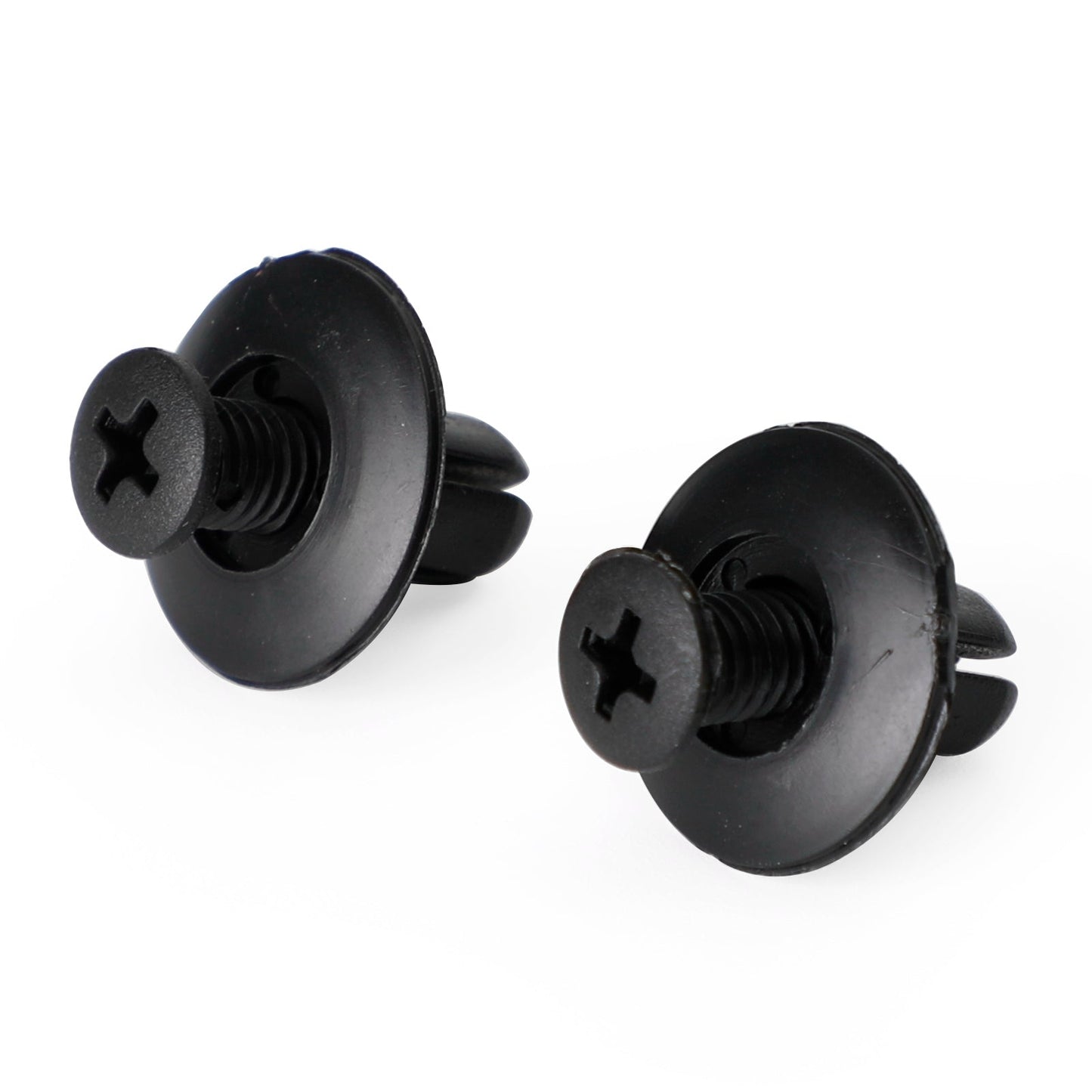 Lot de 10 rivets à vis en plastique noir pour panneau de carénage Honda, 8 mm