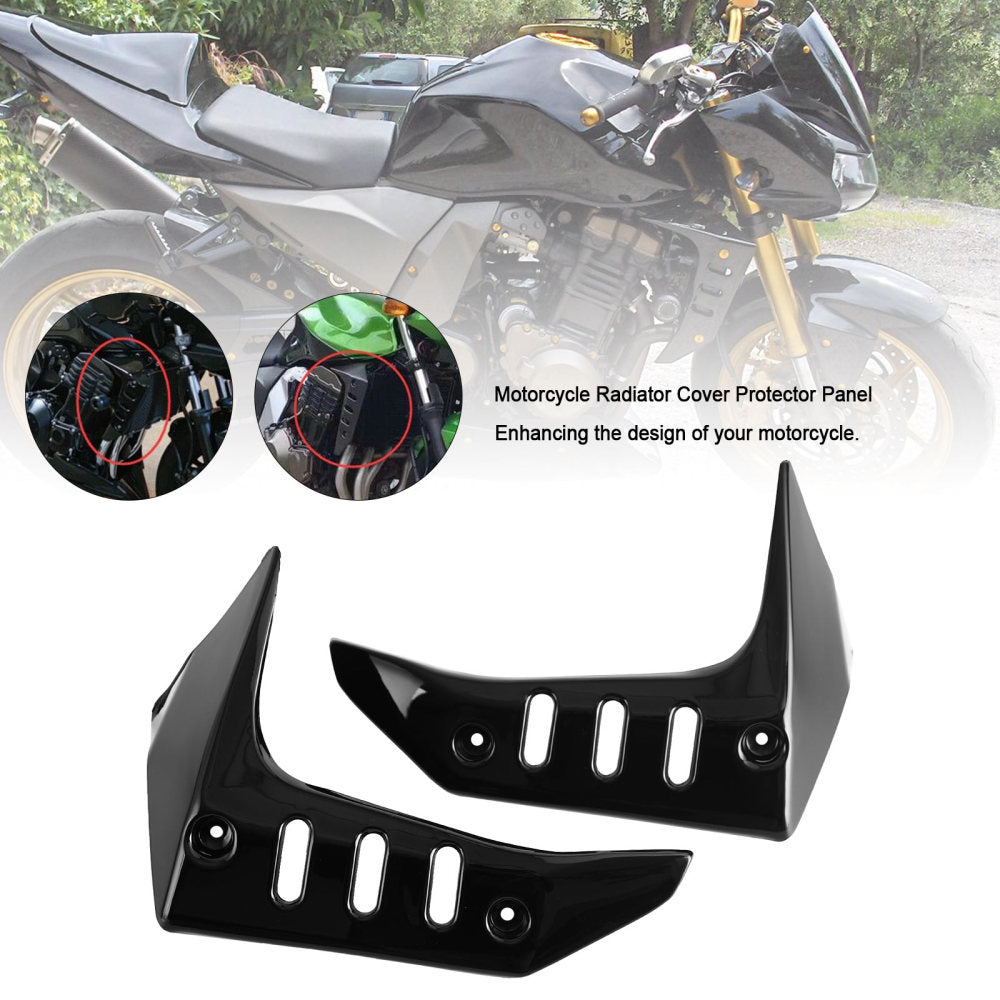 Motorcycle Radiator Cover Protector Panel For For Kawasaki Z750 2004-2007