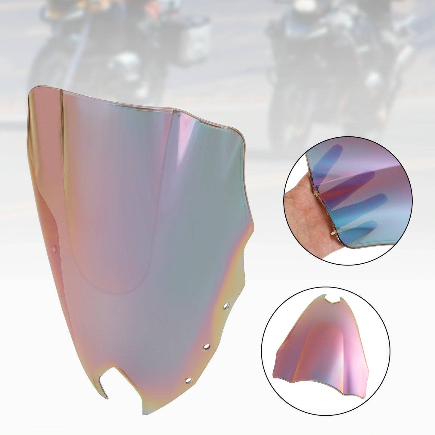 Pare-brise de moto ABS pour Yamaha FZ6R FZ-6R FZS600 2009-2015