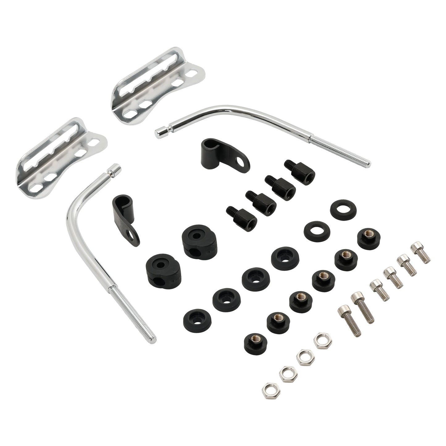 Support de montage de pare-brise universel pour phare de moto rétro Cafe Racer