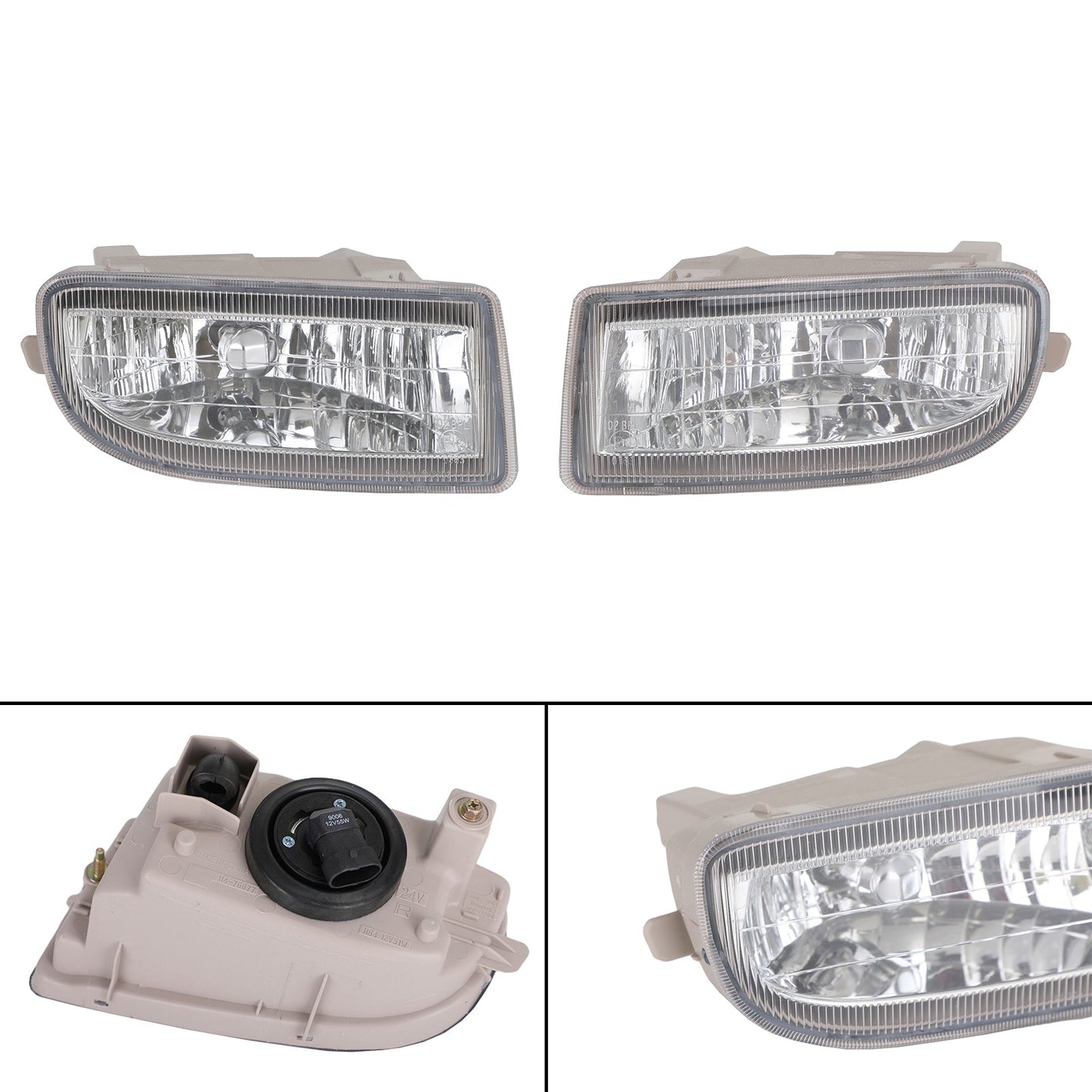 Paire de feux antibrouillard avant pour Toyota Land Cruiser 1998-2007