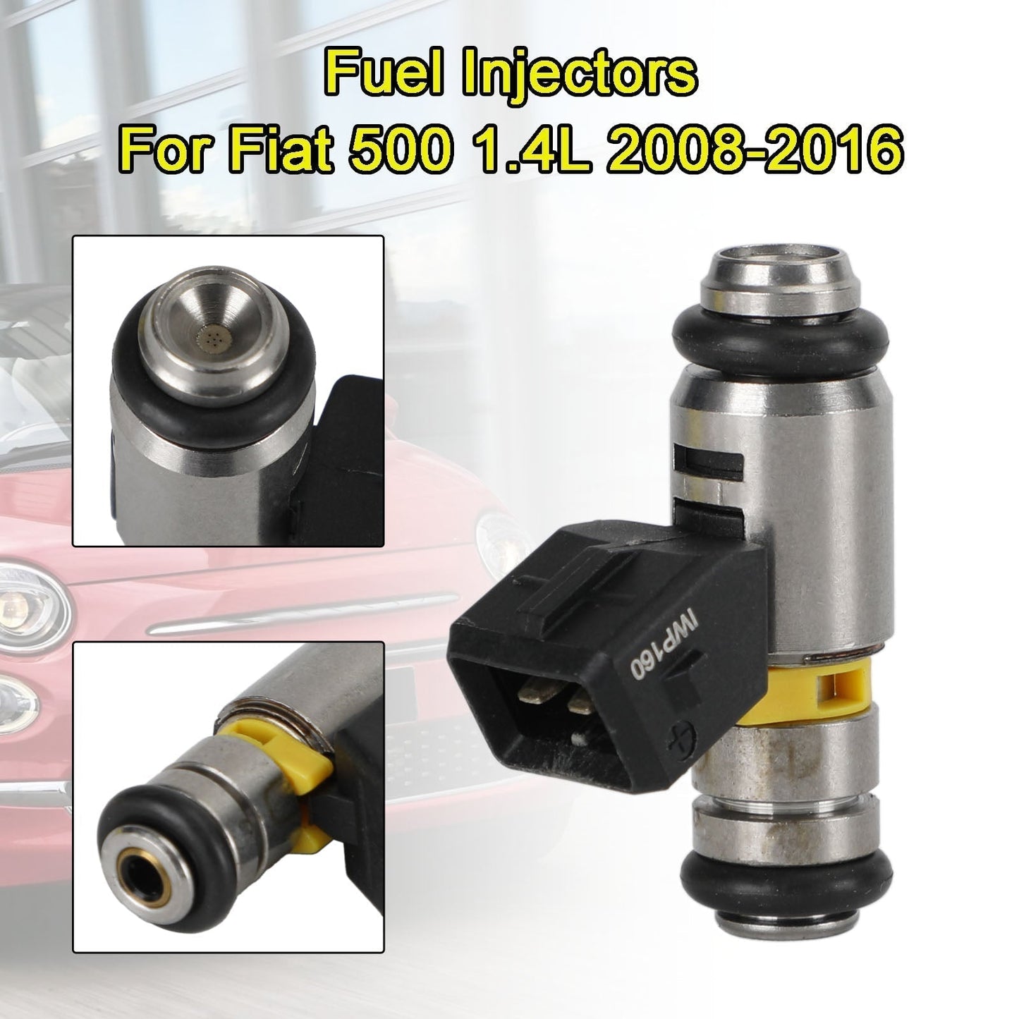 2003-2016 Fiat Idea 1.4L 71792994 Fuel Injectors IWP160 77363790