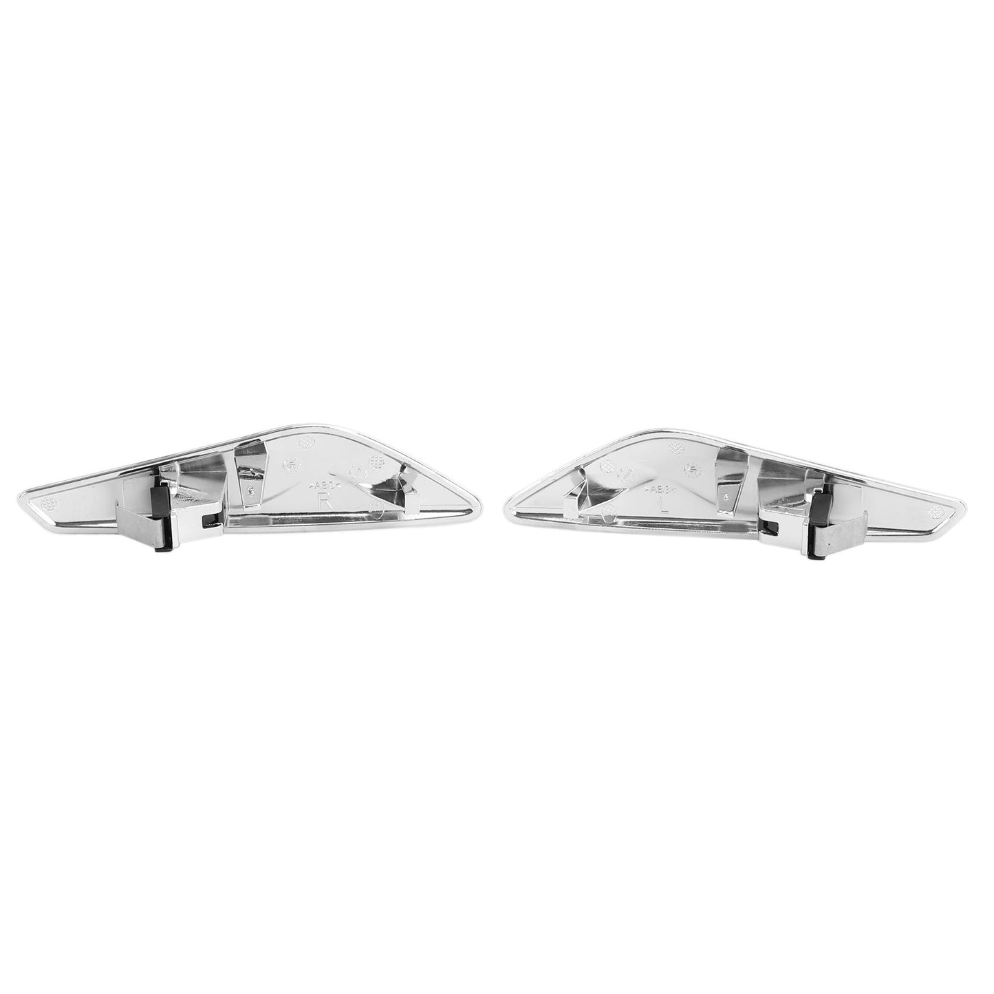 Paire de garnitures de garde-boue avant chromées pour BMW F25 F26 X3 51117338569 51117338570