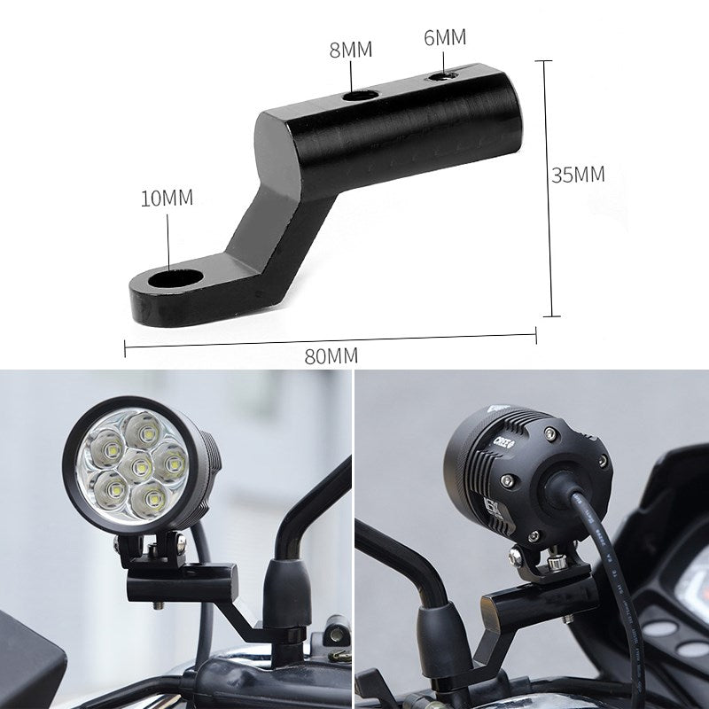 Extensores de luz y espaciadores para espejos de motocicleta universales M6/M8, adaptadores de extensión BK