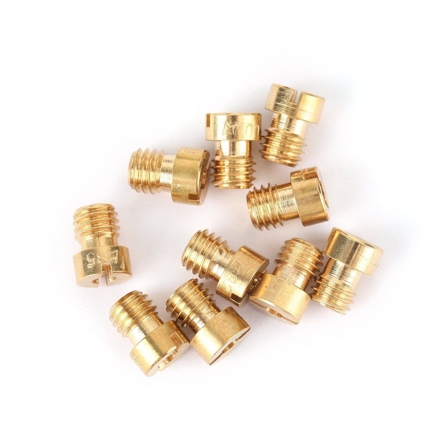 Carburateur GY6 PZ19 pour moto et scooter, lot de 10, gicleur principal à tête ronde 5 mm, 82-105