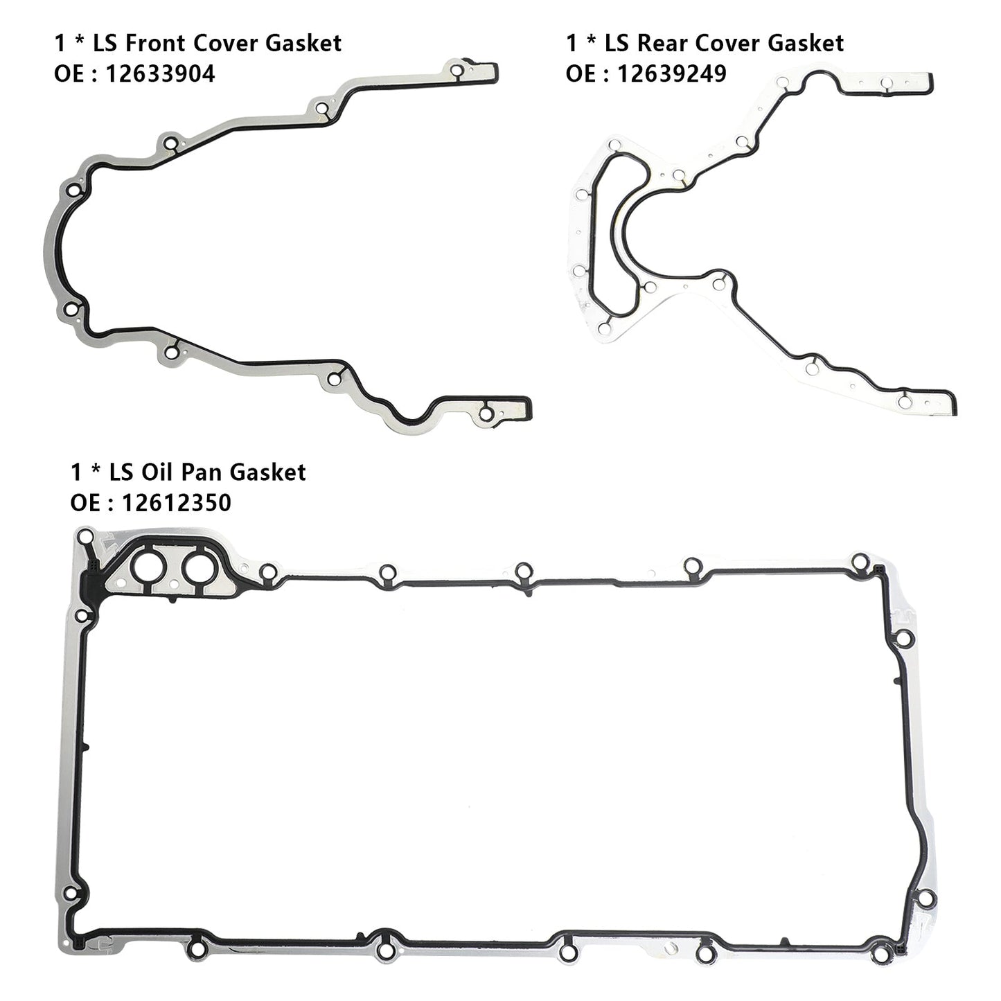 LS Gasket Set Kit Head Gaskets For GM For Chevrolet LS1/LS6/LQ4/LQ9/4.8/5.3/5.7