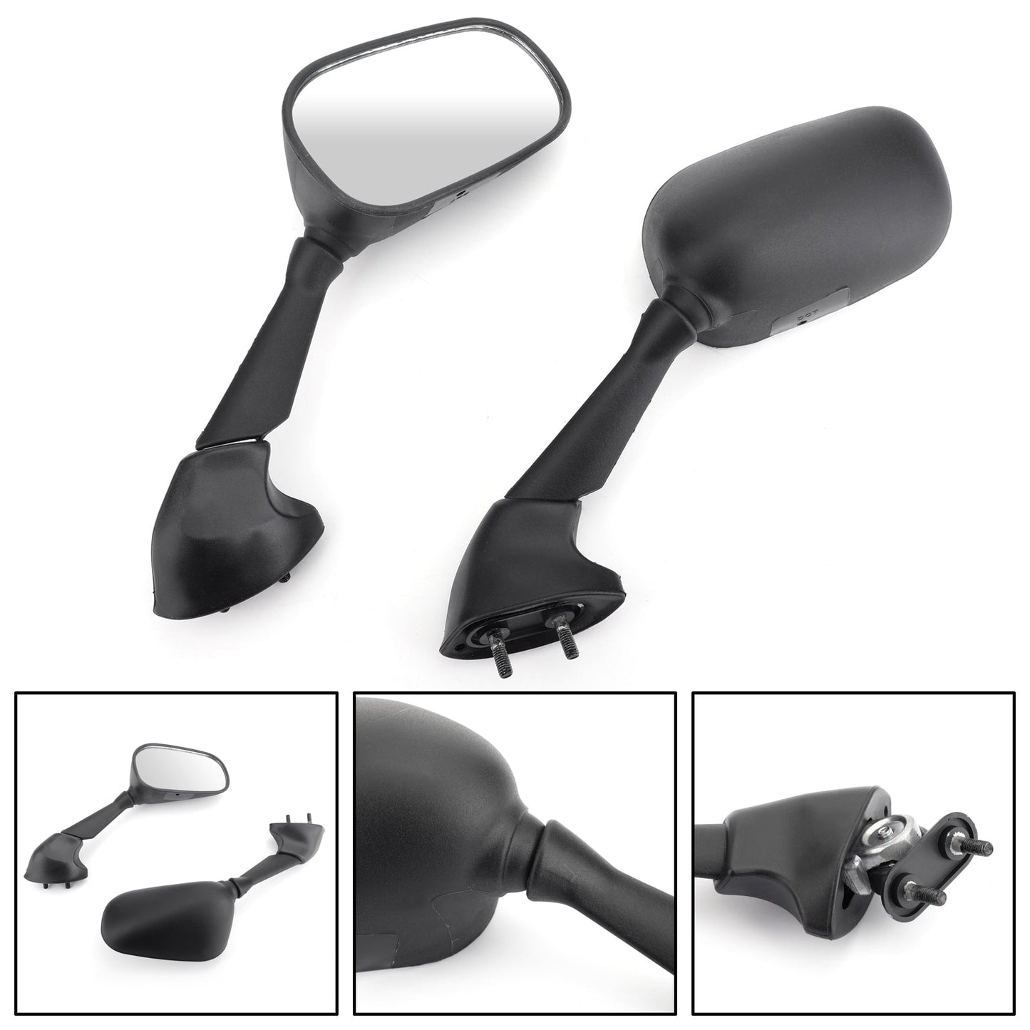 Paire de rétroviseurs latéraux gauche et droit pour Yamaha YZF R1 YZF R6 2006-2008