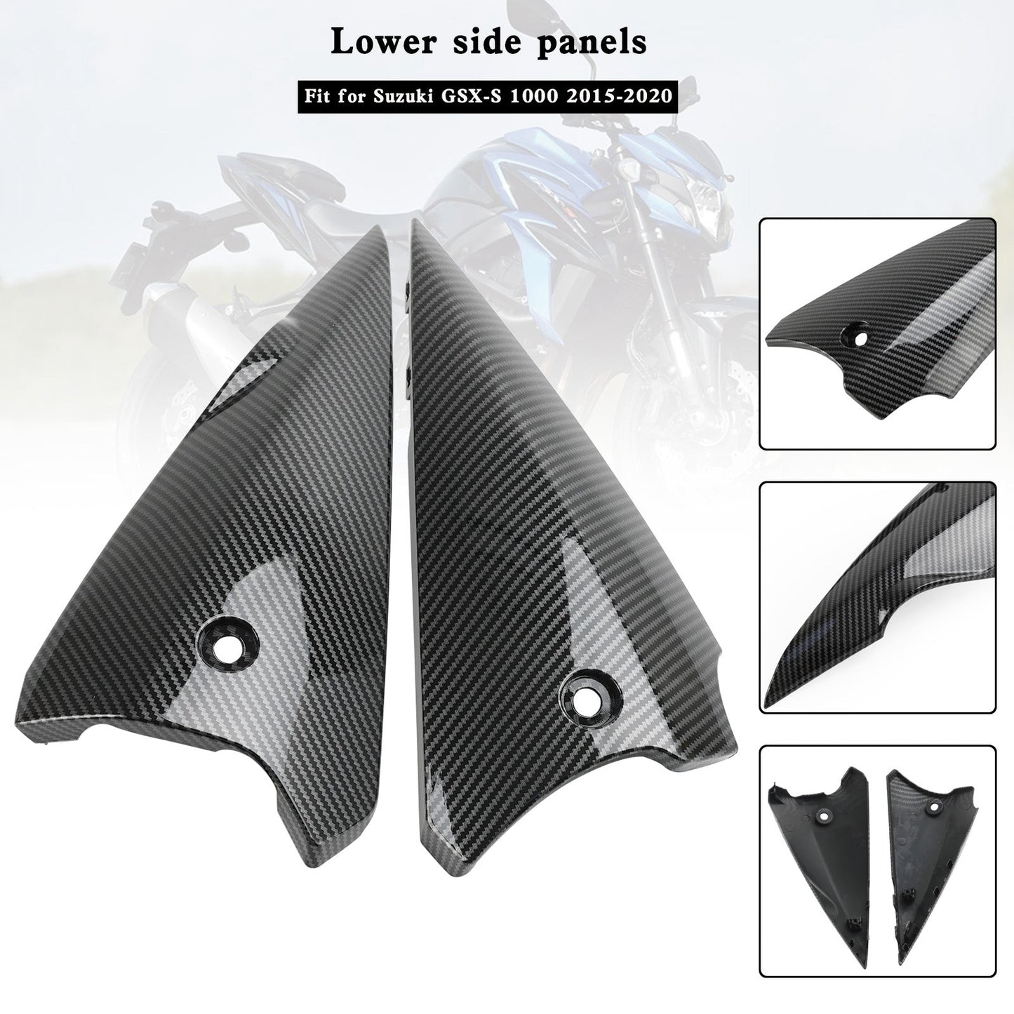 Carénage inférieur et panneaux de carénage supérieurs pour Suzuki GSX-S 1000 2015-2020