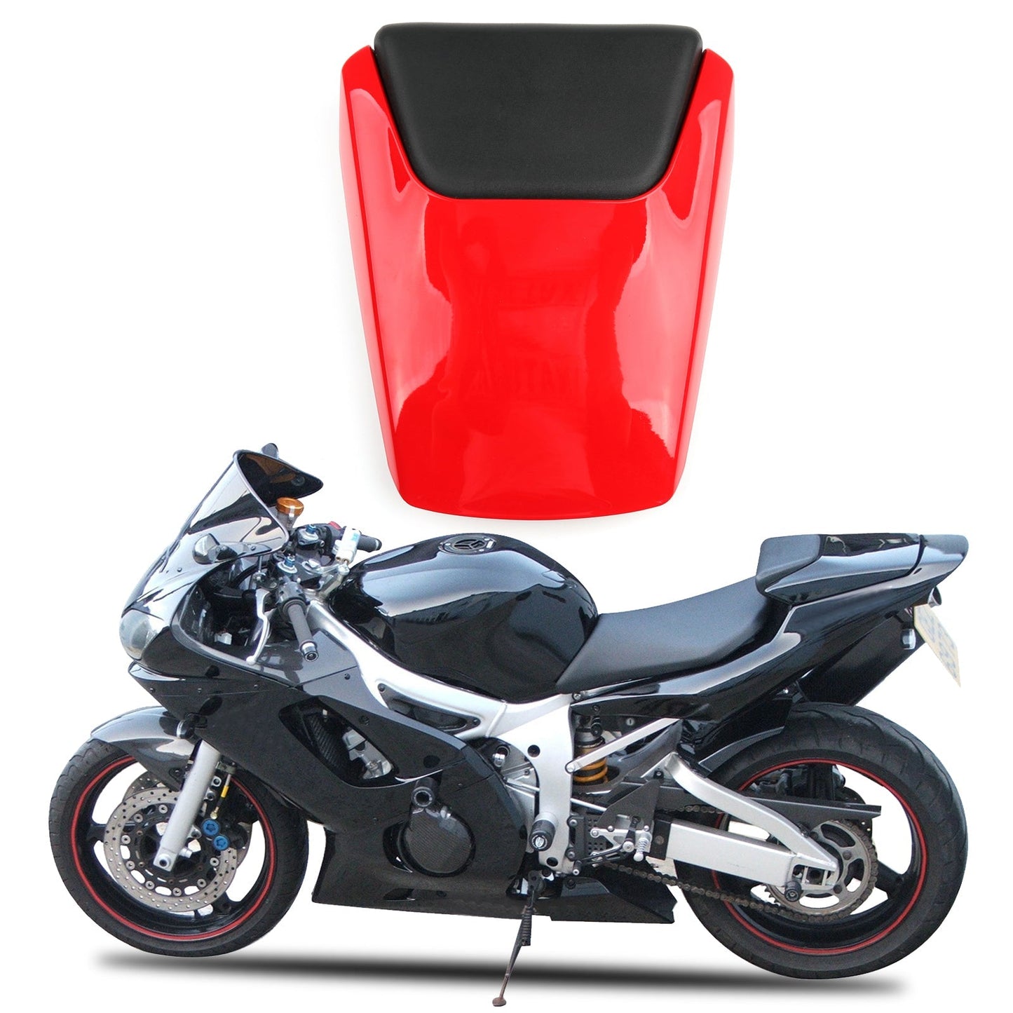 Capot de carénage de selle passager arrière pour Yamaha YZF R6 1998-2002 1999