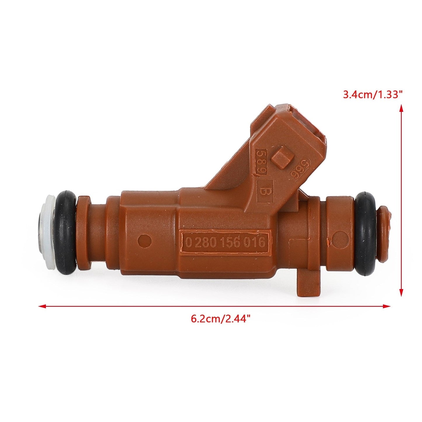 1 inyector de combustible 0280156016 compatible con Mercedes S500 G500 SL500 E500 CLK50 5.0L 4.3L