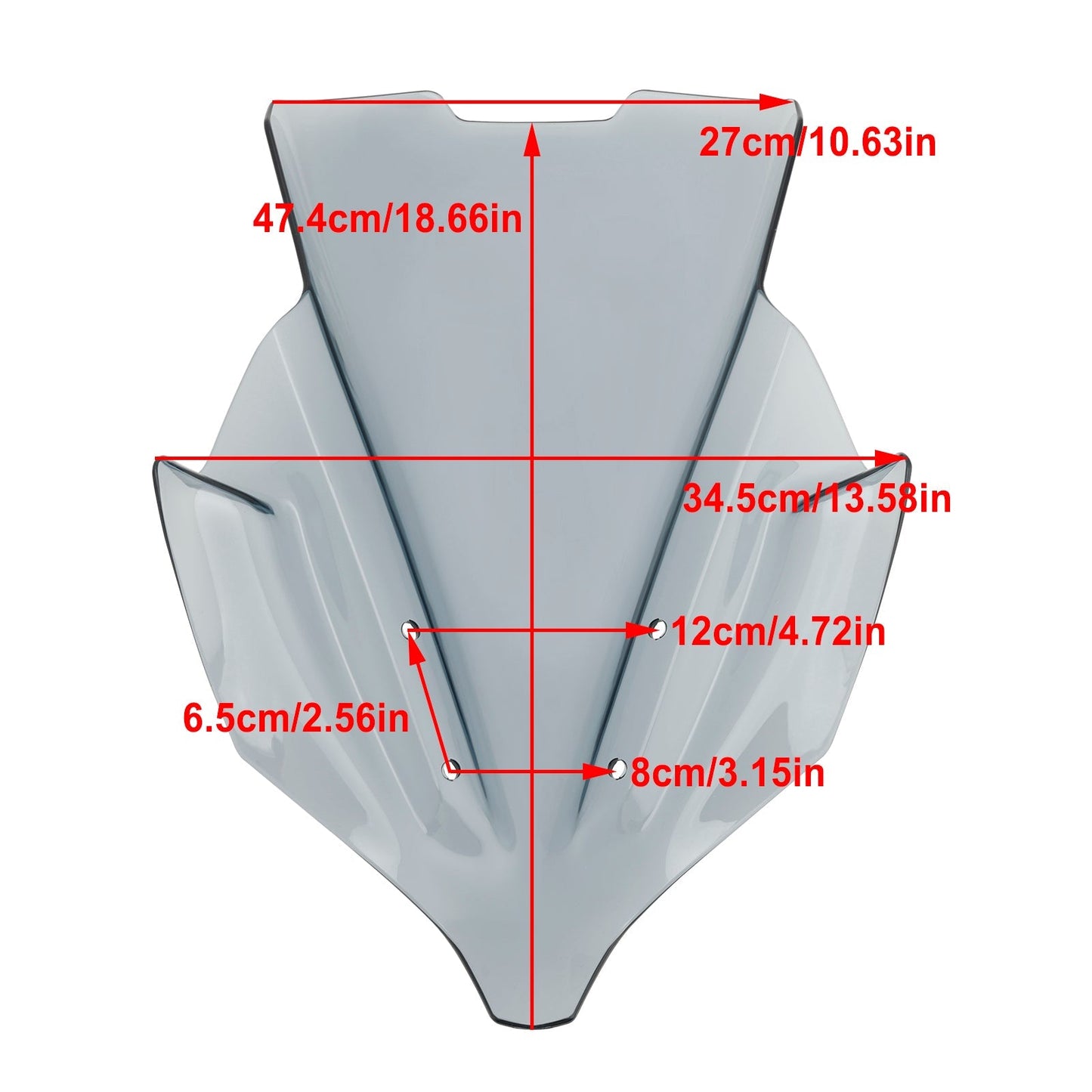 ABS Motorcycle Windshield WindScreen fit for YAMAHA MT 10 MT-10 2022