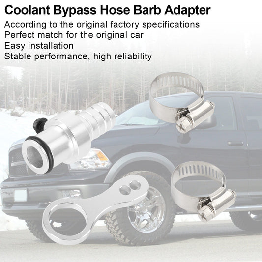 09-19 Dodge Ram Cummins Coolant Bypass Hose Barb Adapter