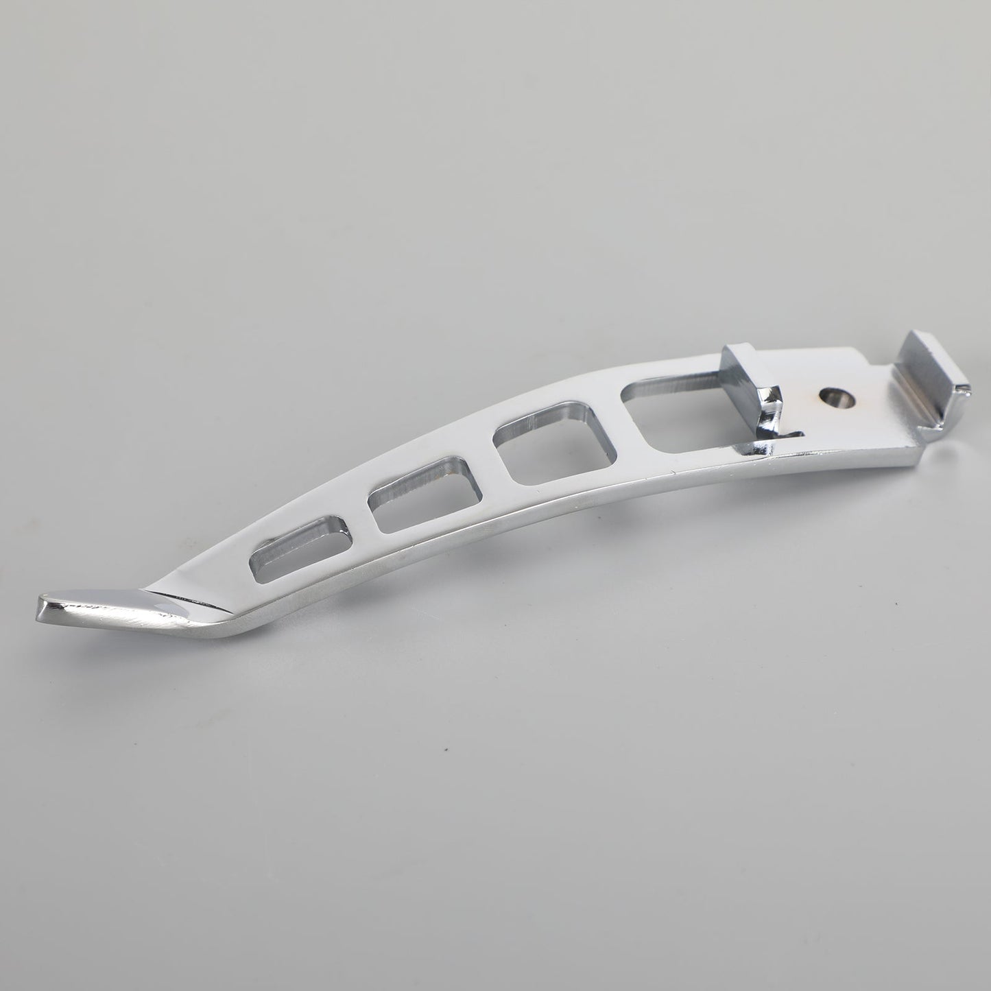 Extensión de pie de pata de cabra cromada para motocicleta Harley Dyna 93-17