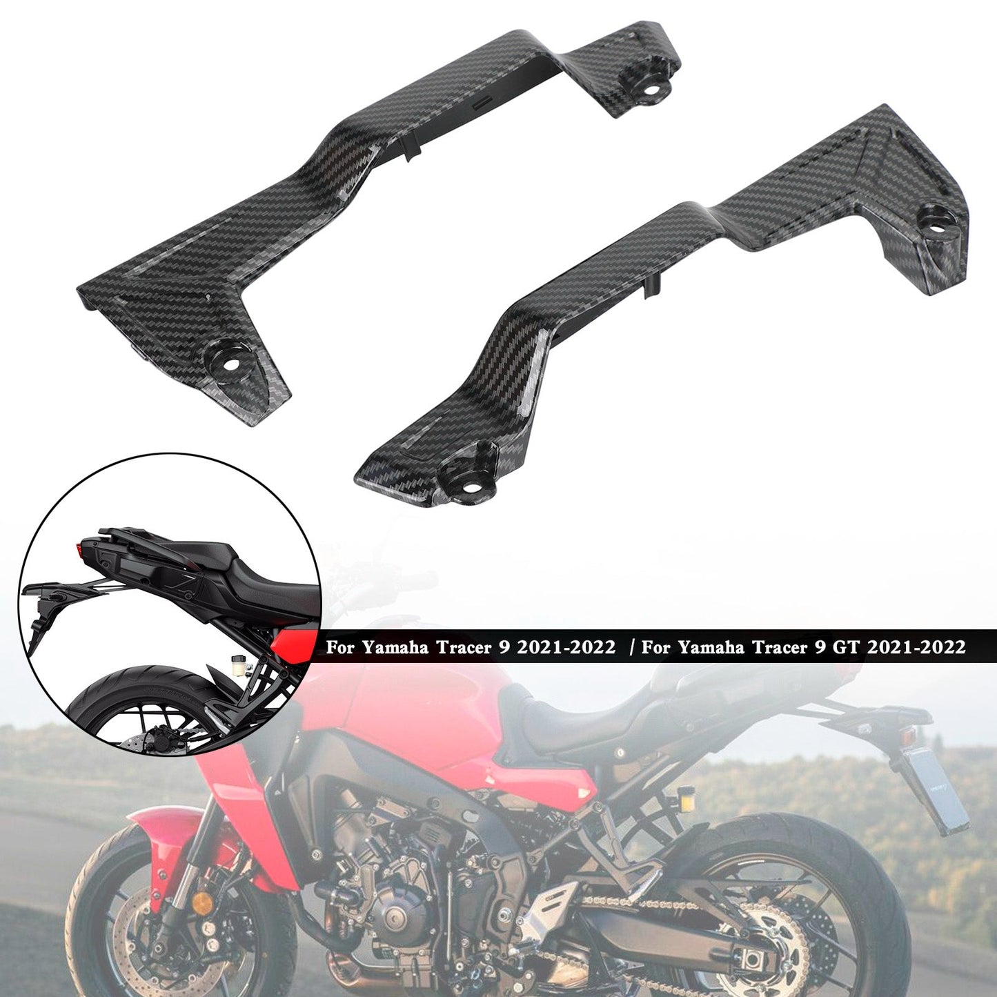 Carénages latéraux de selle arrière pour Yamaha Tracer 9 GT 2021-2022