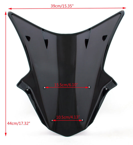 Windshield Windscreen Double Bubble Fit For Kawasaki ZX10R ZX 10R 2011-2015