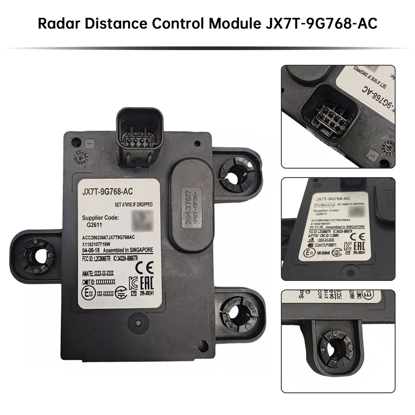 2019-2022 For Ford Ranger Radar Distance Control Module JX7T-9G768-AC