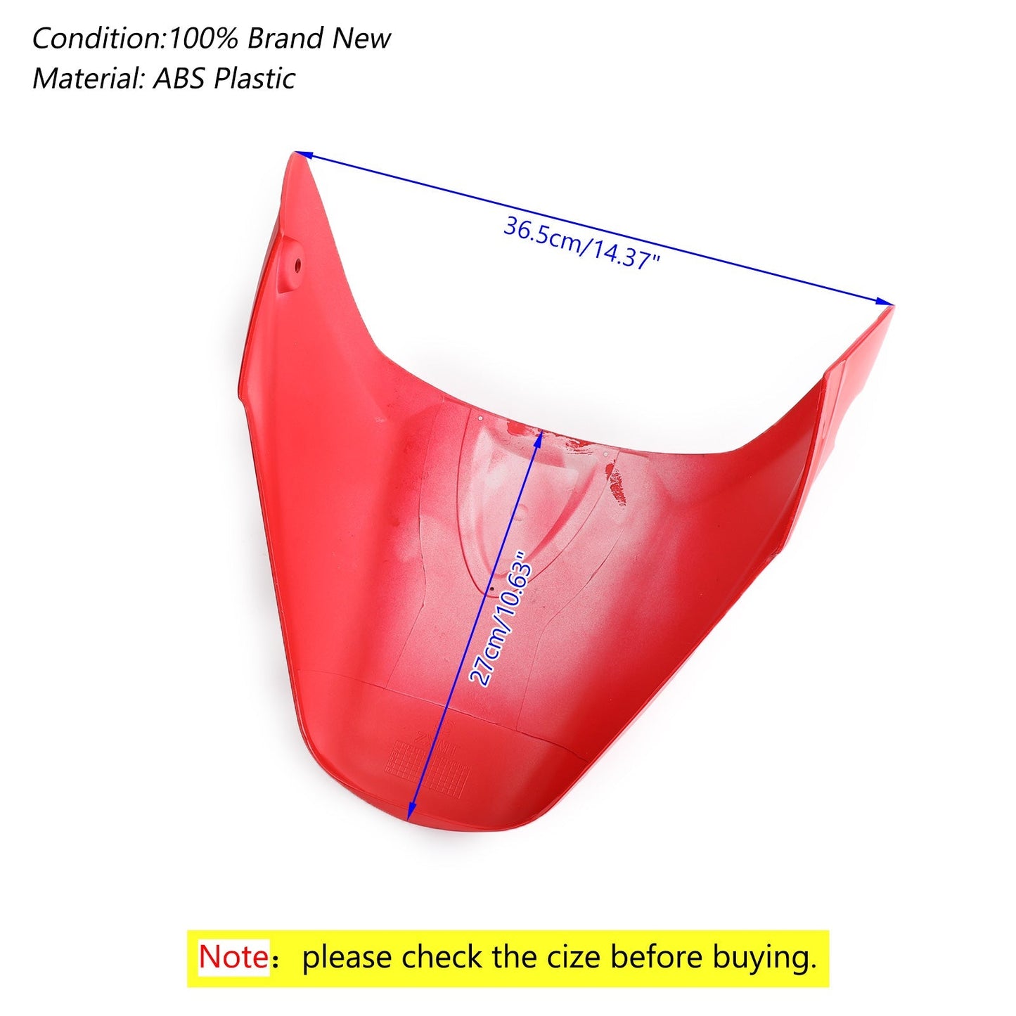 DUCATI 796 795 M1100 696 Red Motorcycle Rear Seat Fairing Cover Cowl