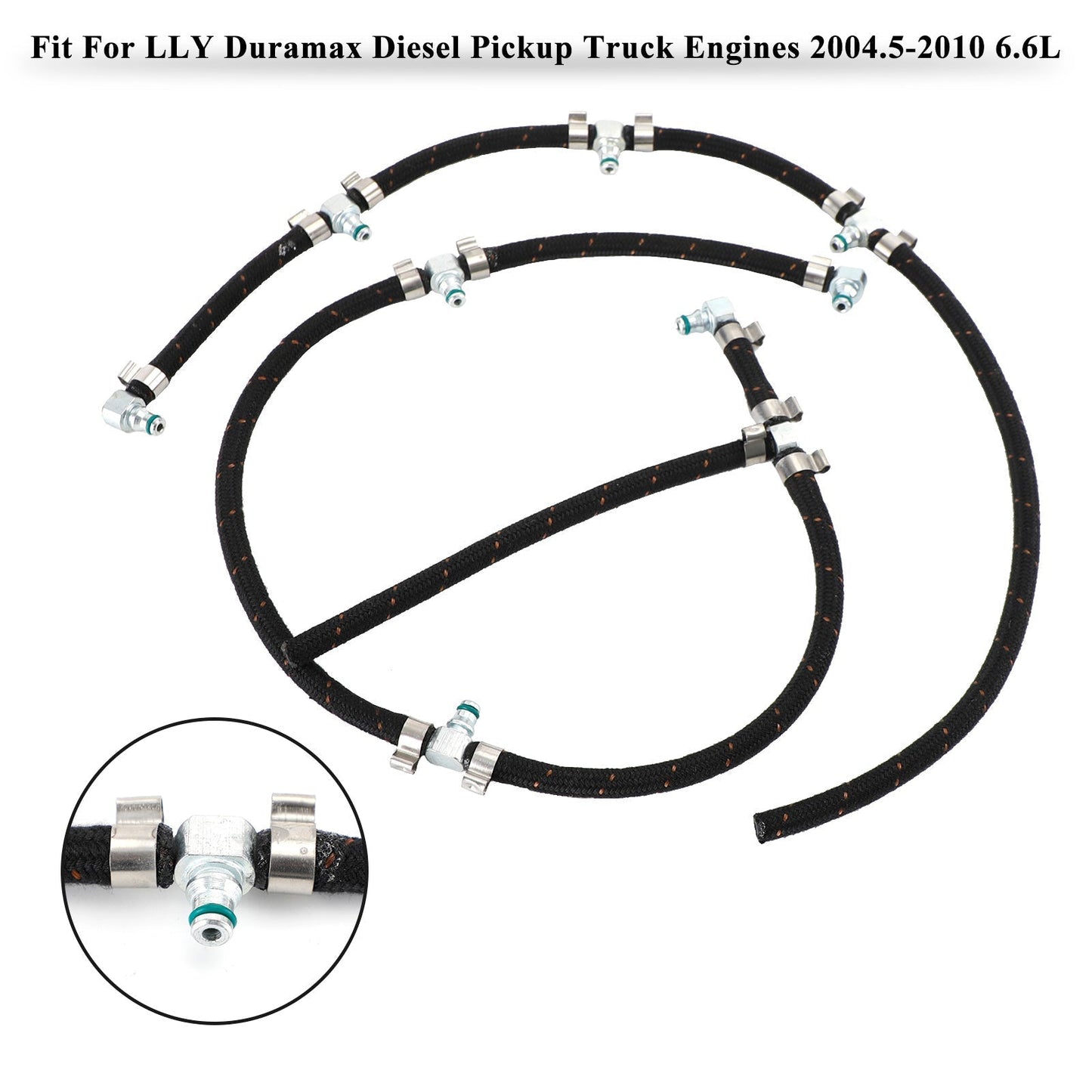 Fuel Injector Return Line Kit 97328733 0928400552 Fit Duramax 2004-2010 6.6L Diesel Truck Engines