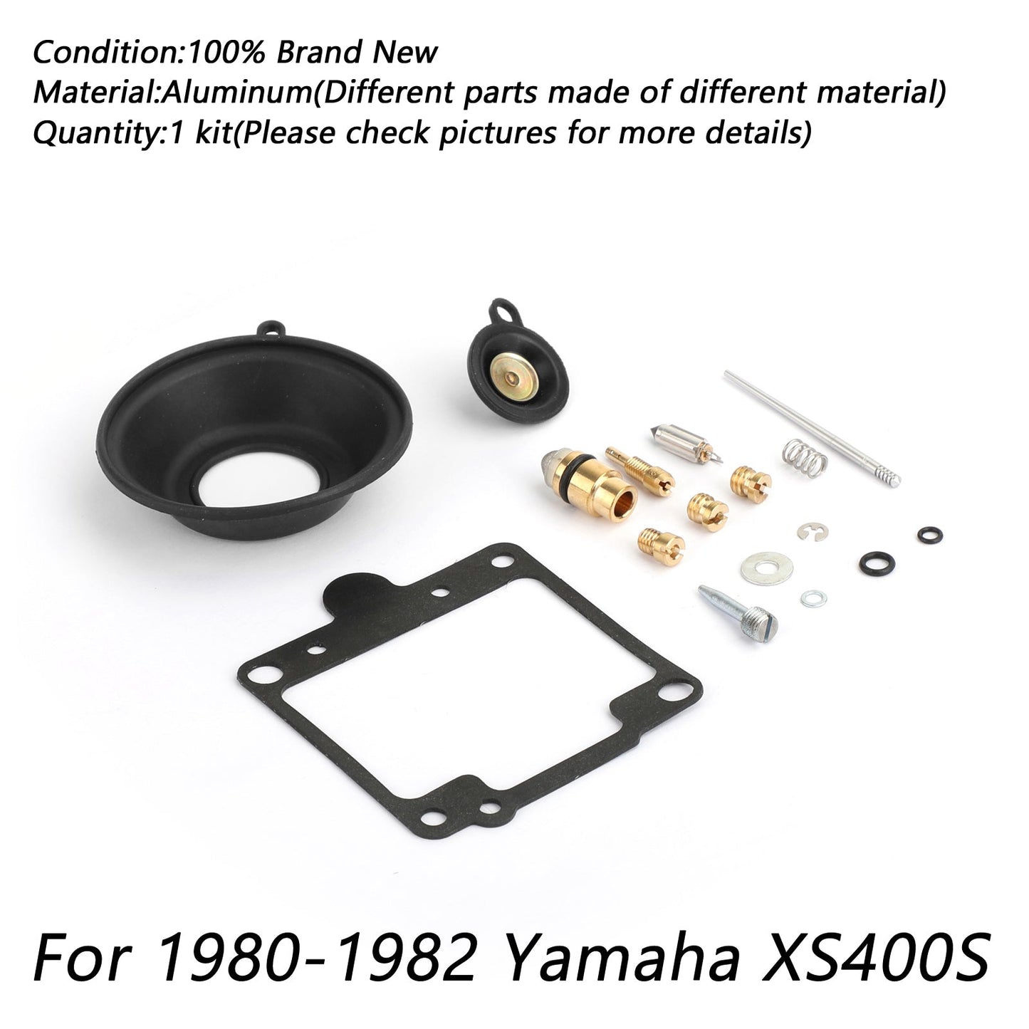 Kit de réparation et de reconstruction de carburateur Yamaha pour Yamaha XS400S 1980-1982