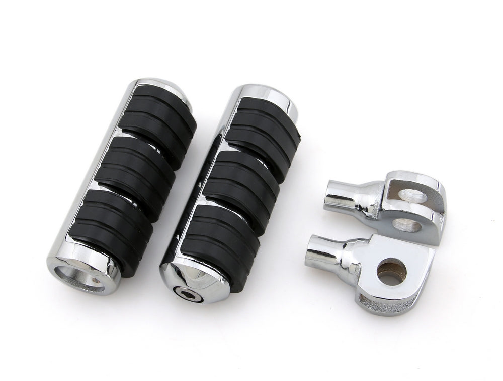 Repose-pieds avant Suzuki, noirs, pour Suzuki Marauder 1600 Boulevard M95 (avant) 2004-2006