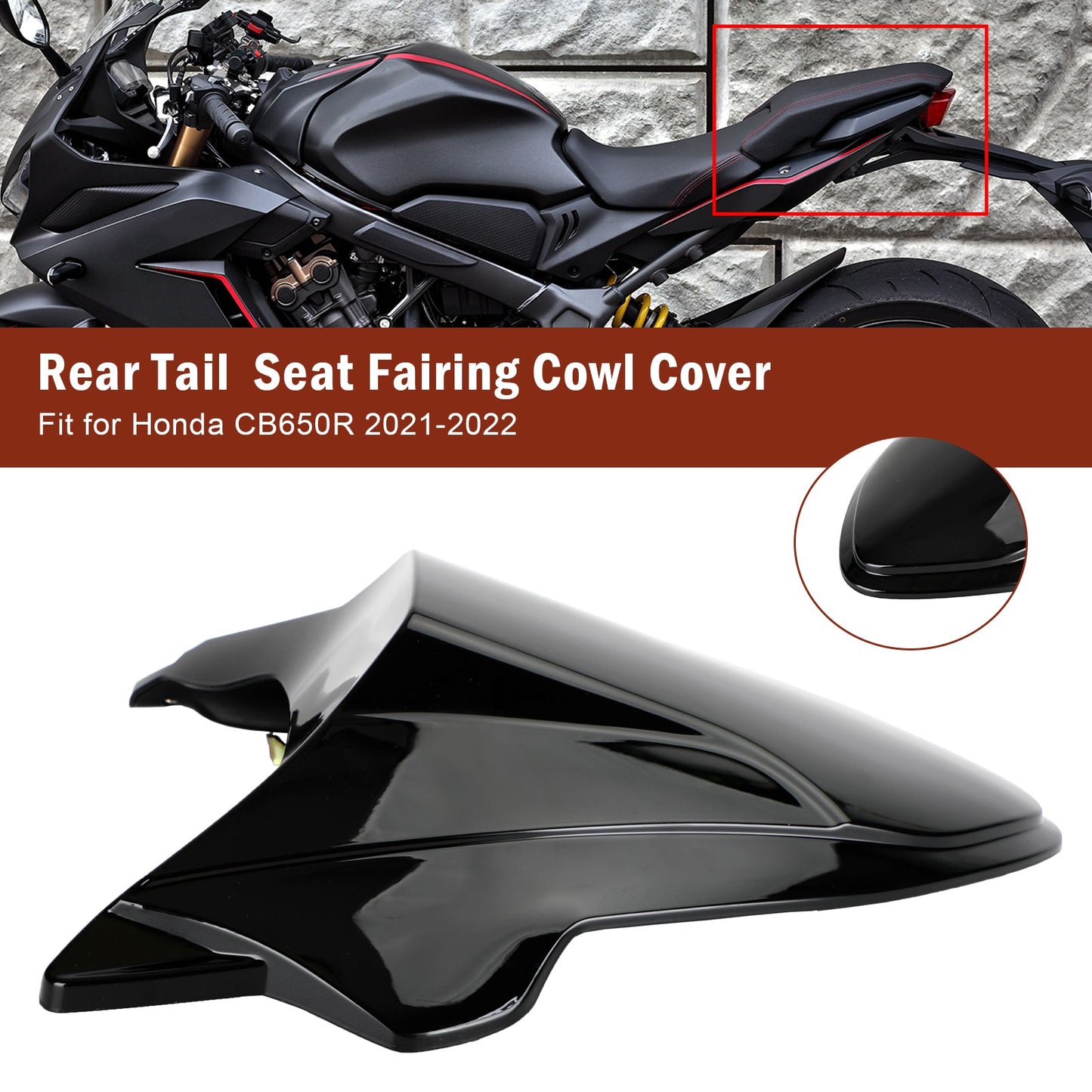 Capot de carénage de selle arrière pour Honda CB650R 2021-2022