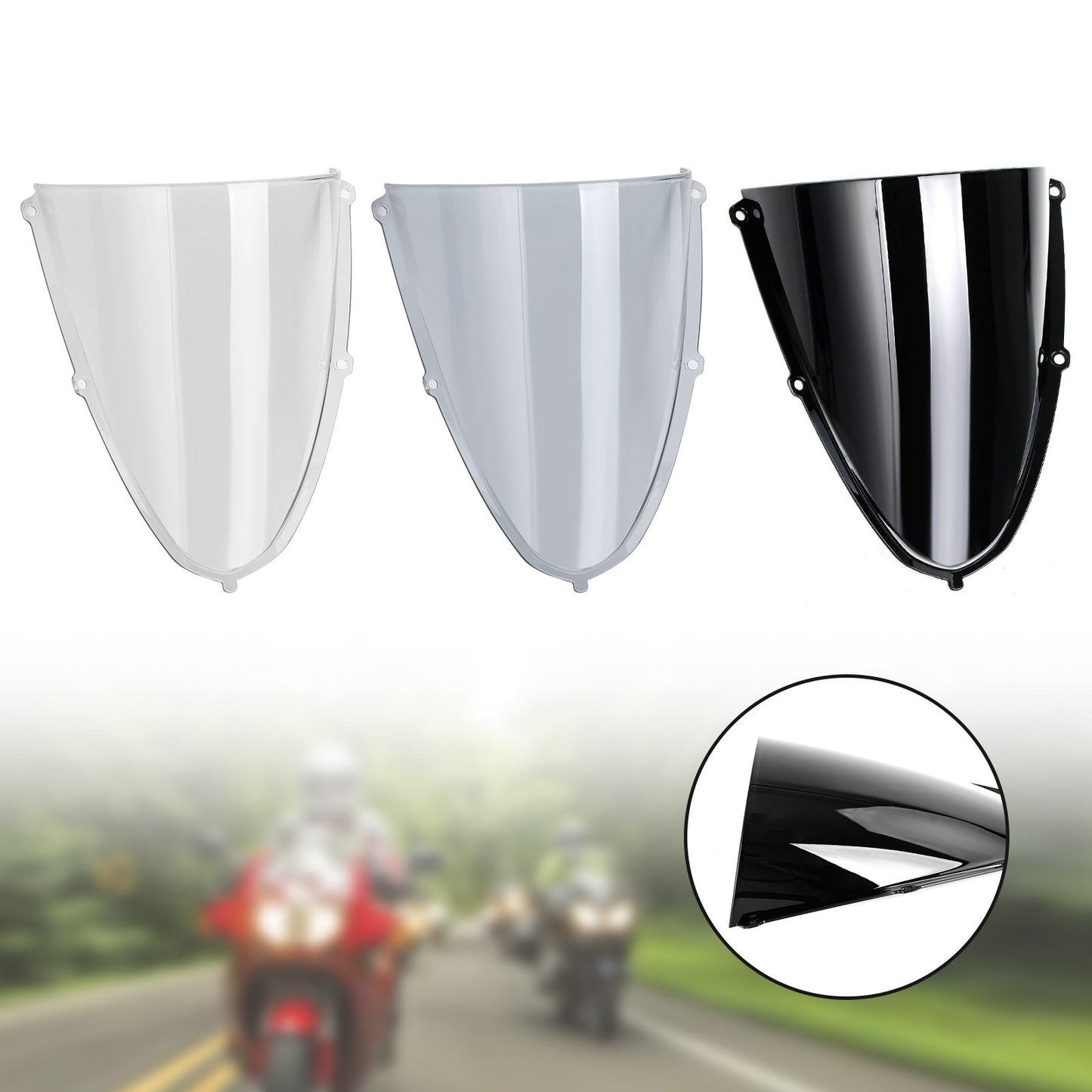 Pare-brise de moto ABS adapté à Aprilia RS660 2020-2022
