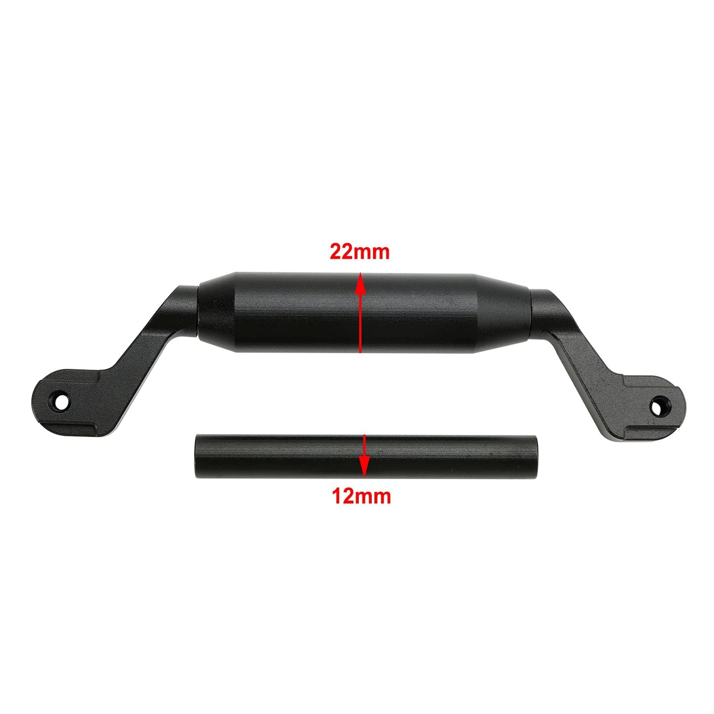 Soporte de navegación para teléfono con extensión GPS, color negro, para TR Tiger 1200 22-23