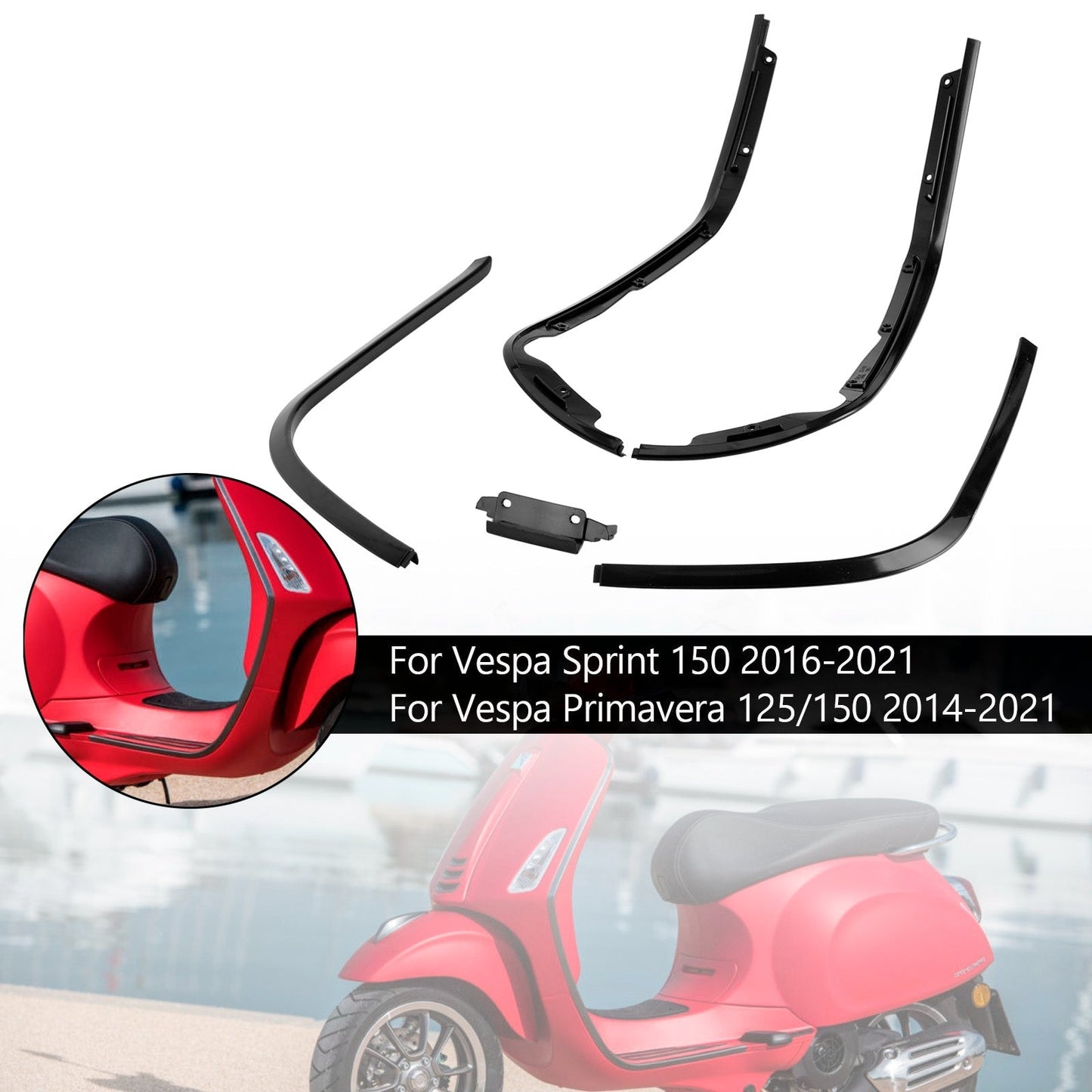 Garniture de barre latérale supérieure pour Sprint 150 Primavera 125 150