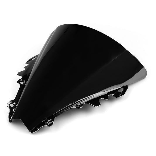Windshield Windscreen Double Bubble For Yamaha YZF R6 600 2006-2007 Black