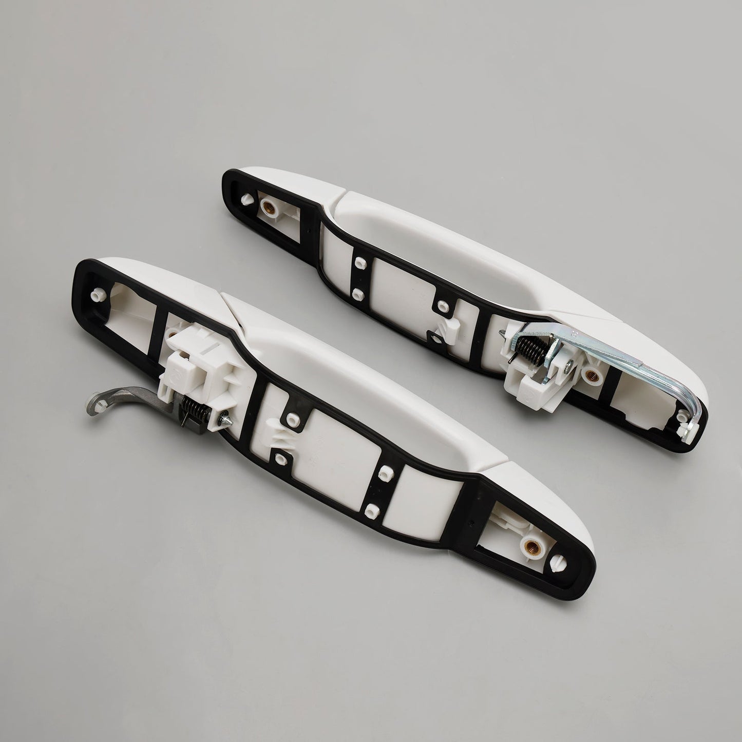 Ensemble de 4 poignées de porte avant et arrière blanches pour Cadillac Escalade Hybrid Sport Utility 2009-2013 (284053446, 84053444, 20954826, 25890276)