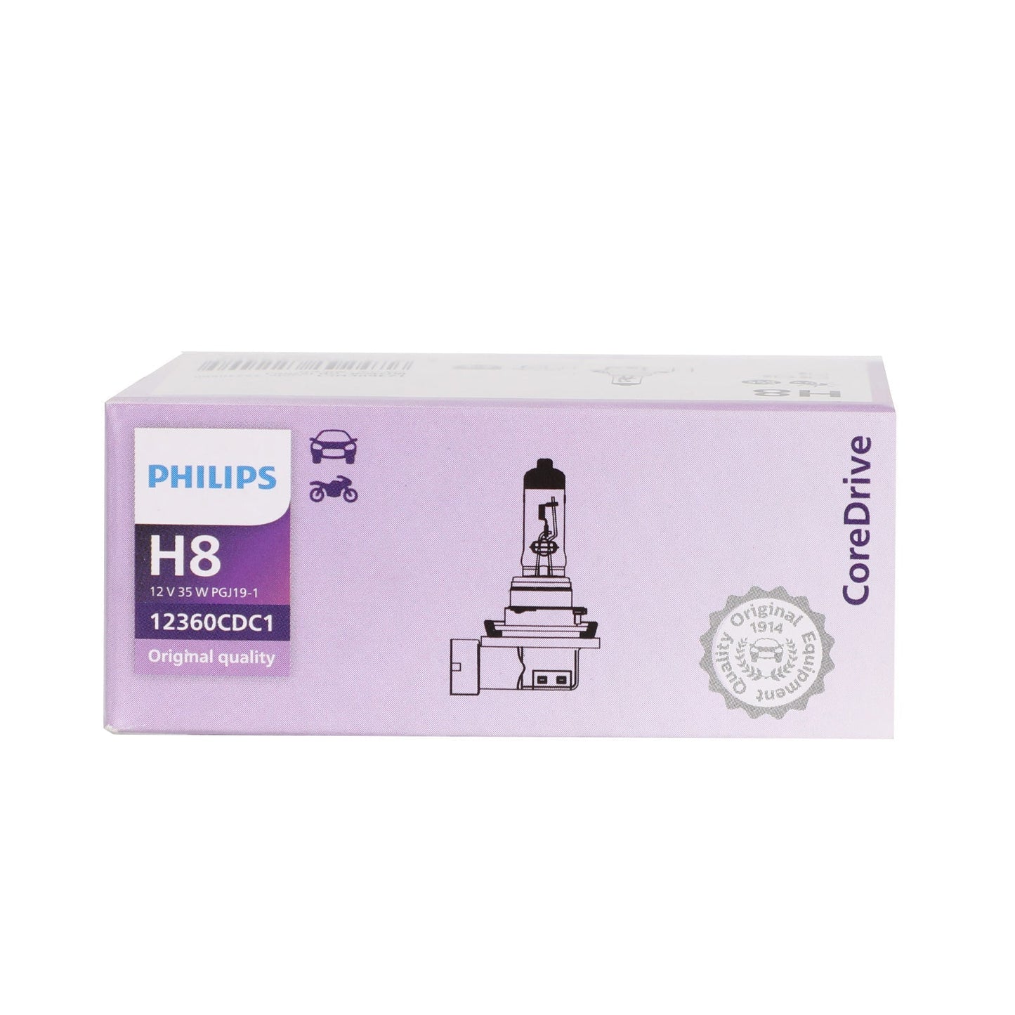 Phare antibrouillard halogène Philips CoreDrive H8 12360CDC1 12 V 35 W PGJ91-1