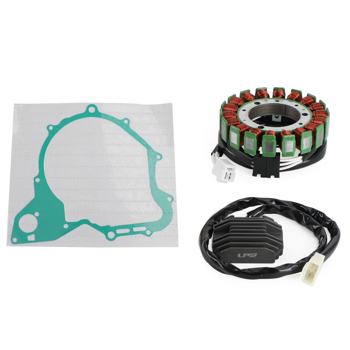 Magneto Stator+Voltage Rectifier+Gasket For For Yamaha XVS650 XVS400 Drag Star 00-08 Assosary